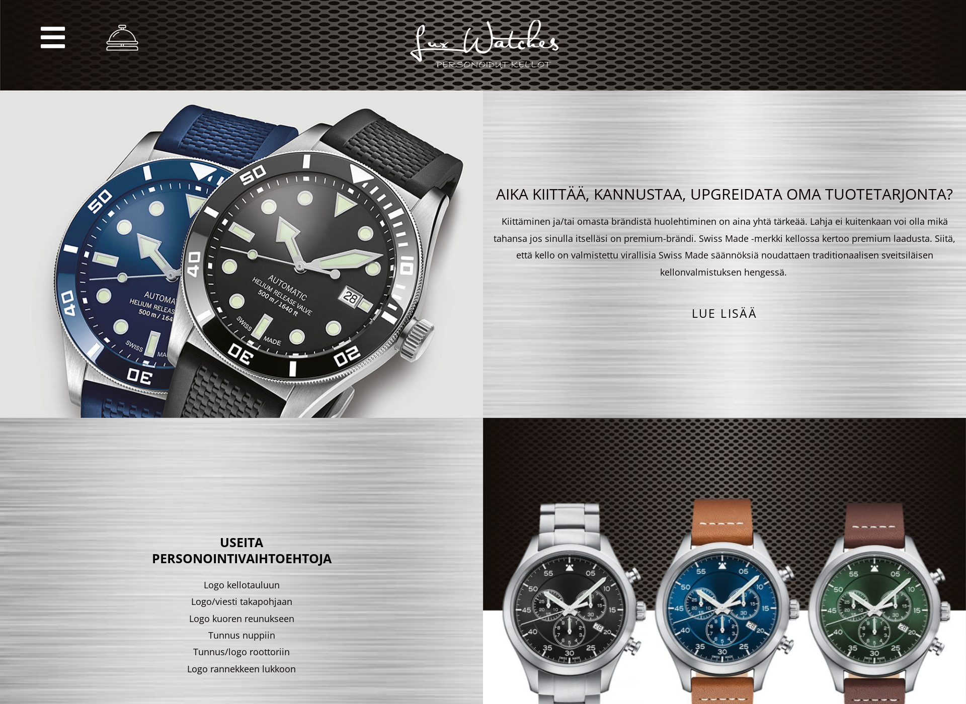 Screenshot for luxwatches.fi