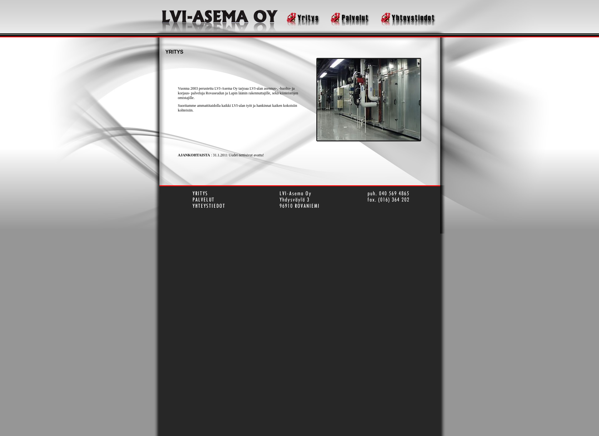 Screenshot for lvi-asema.fi
