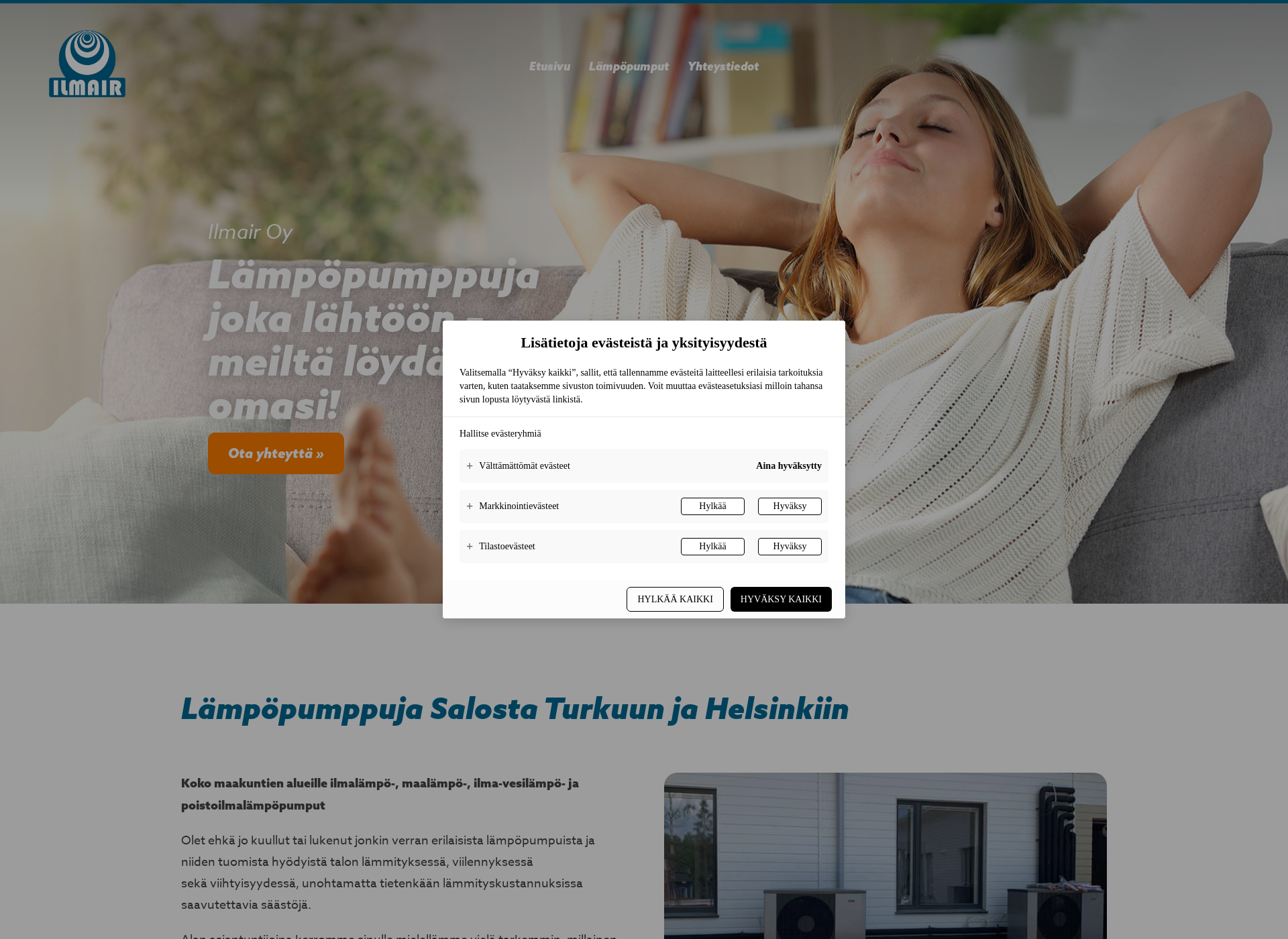 Screenshot for lviasennus.fi