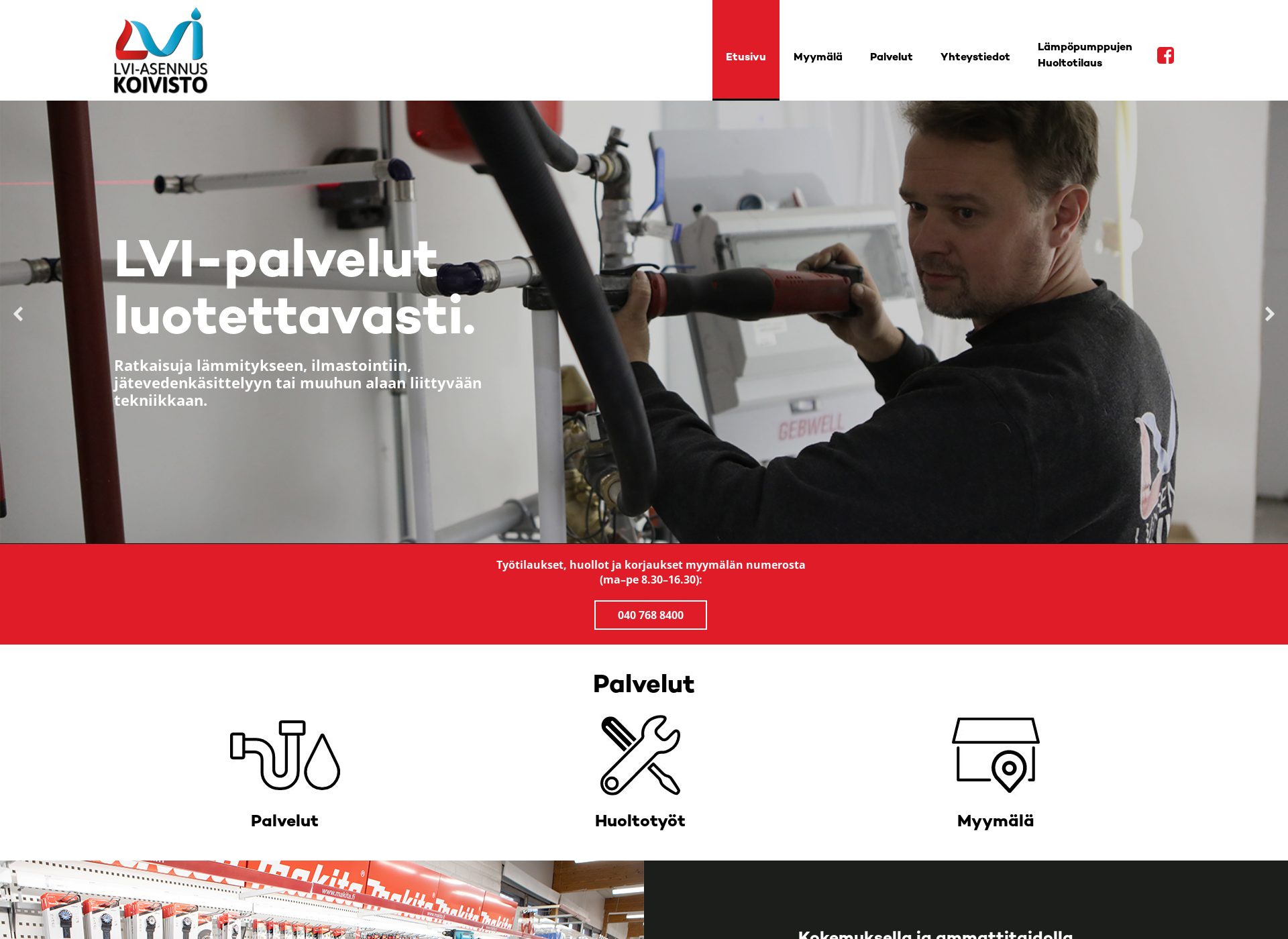 Screenshot for lvikoivisto.fi