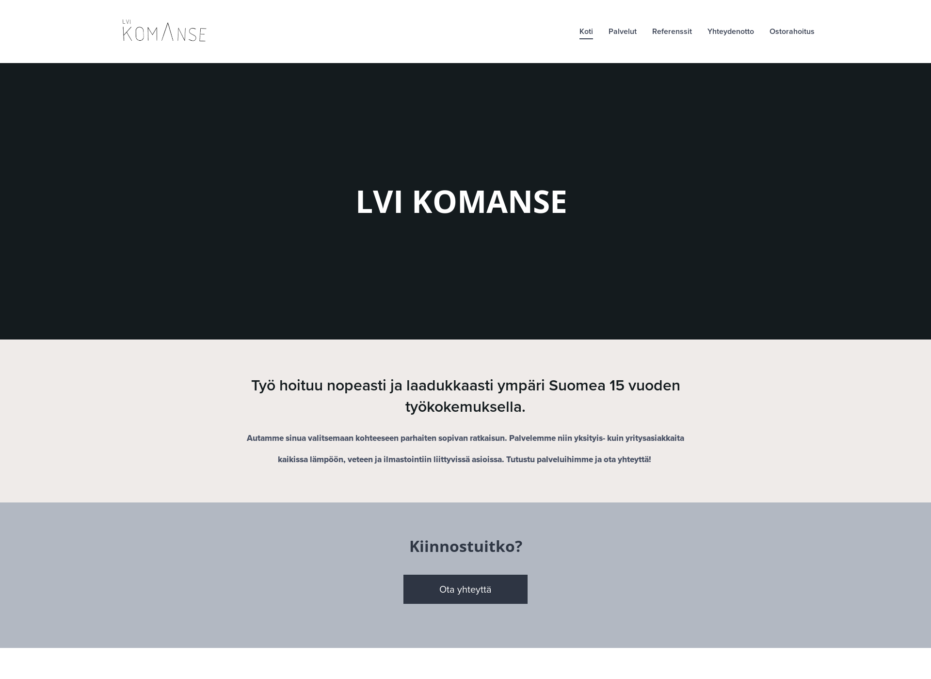 Screenshot for lvikomanse.fi