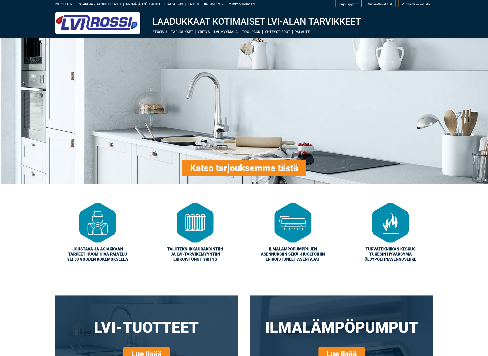 Screenshot for lvirossi.fi