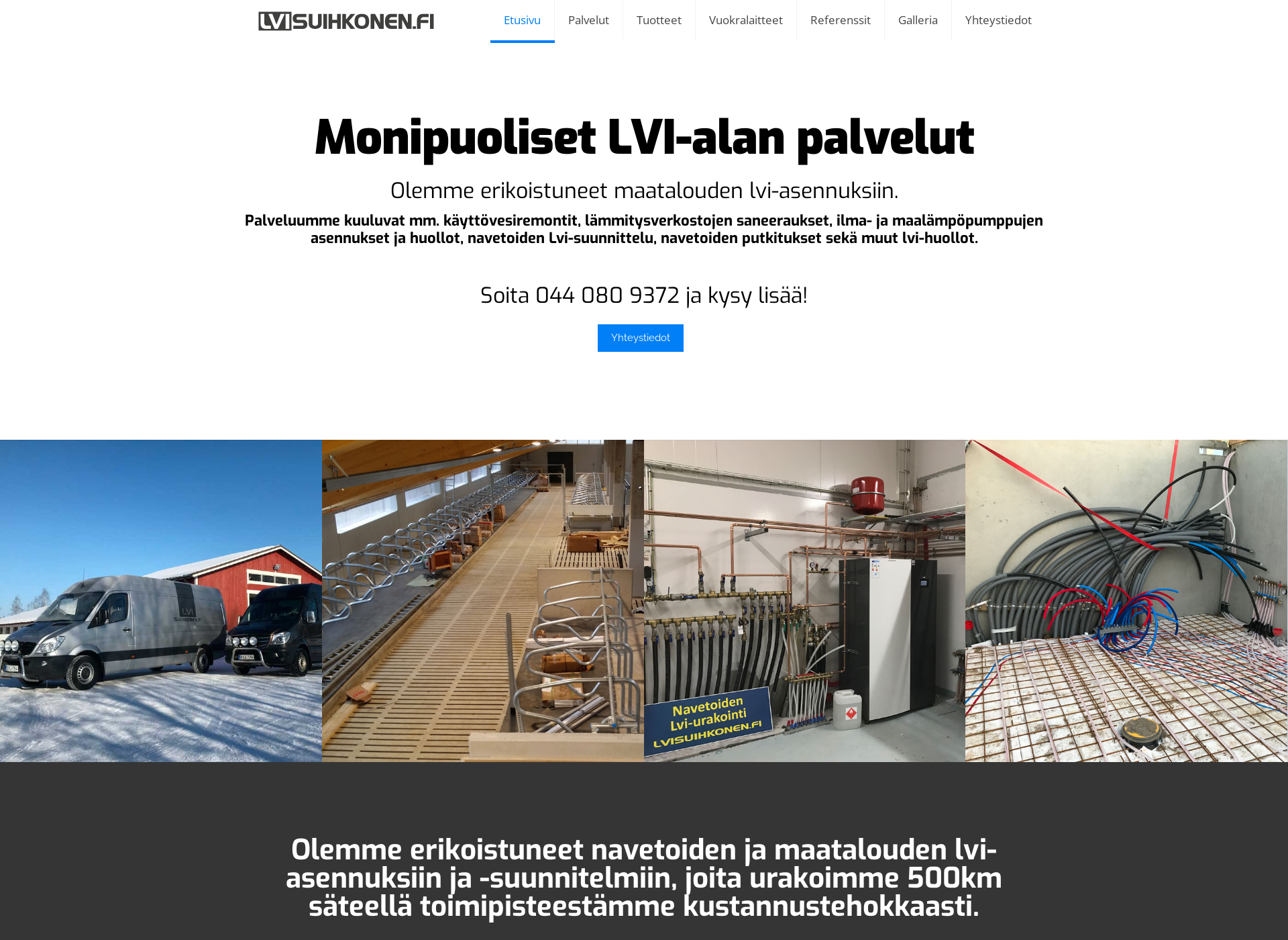 Skärmdump för lvisuihkonen.fi