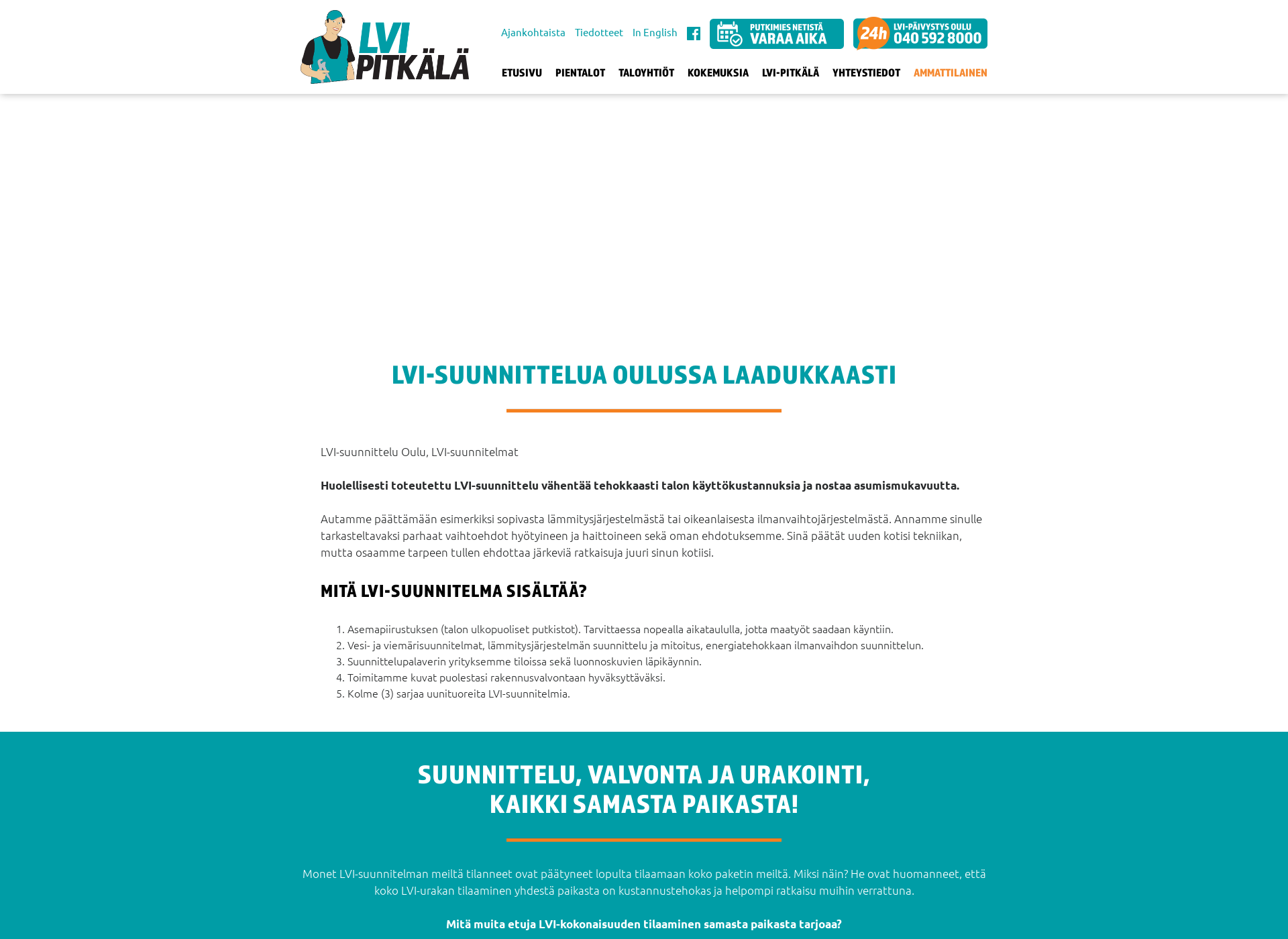 Screenshot for lvisuunnitteluoulu.fi