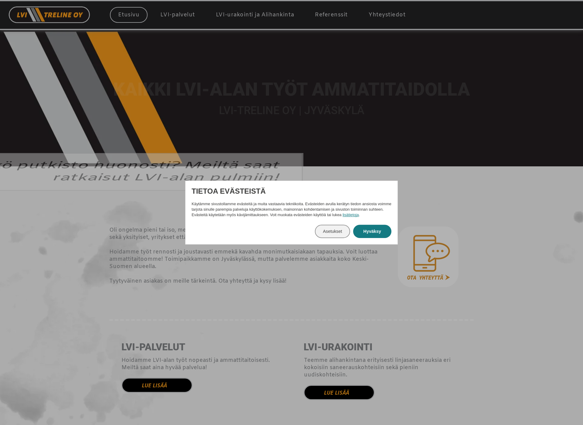 Screenshot for lvitreline.fi