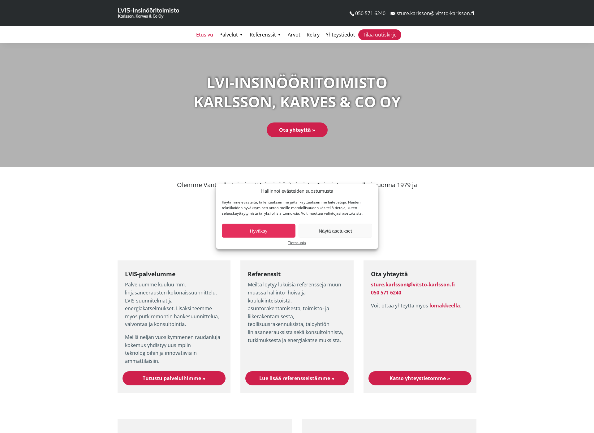 Screenshot for lvitsto-karlsson.fi