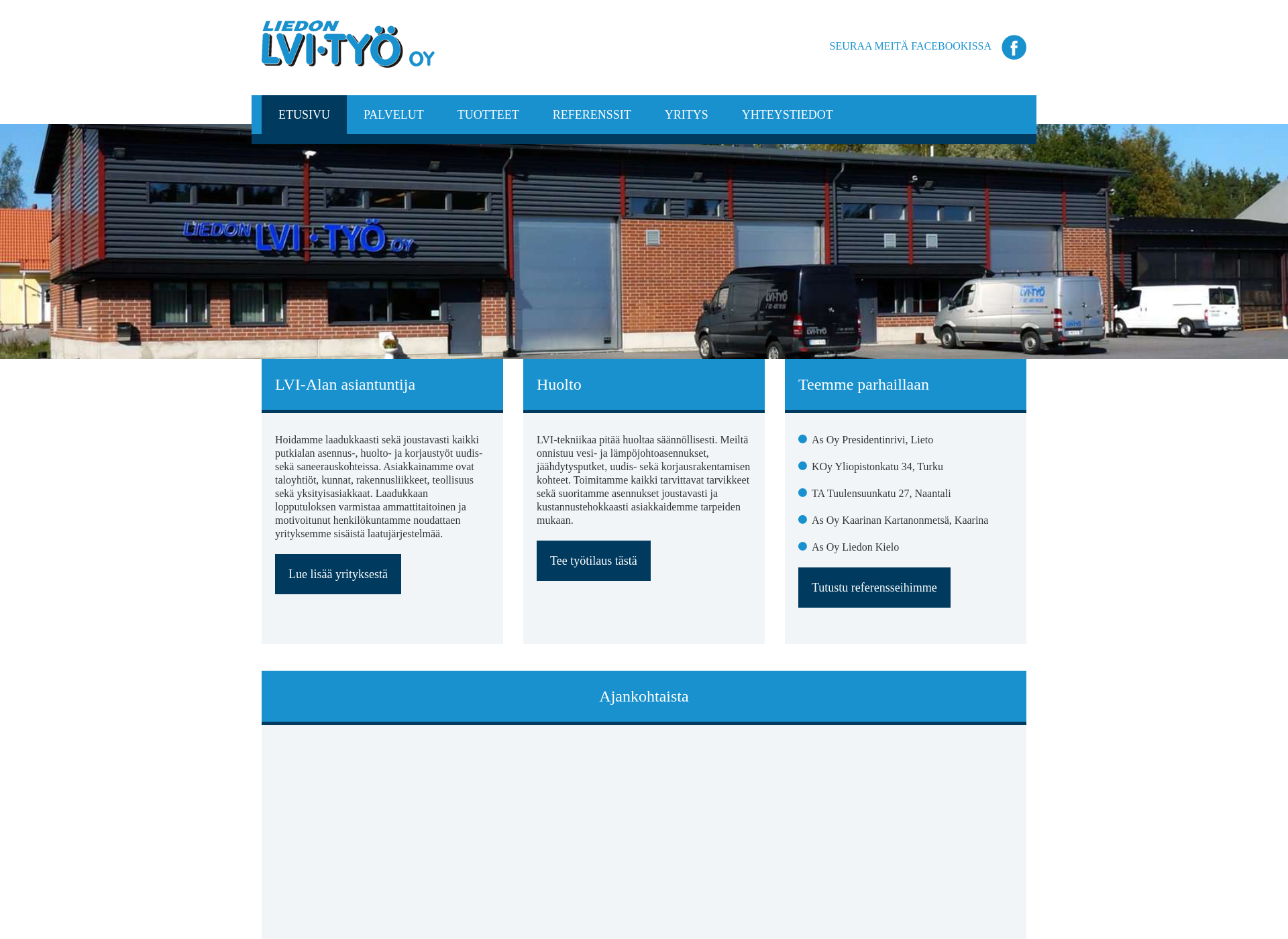 Screenshot for lvityo.fi