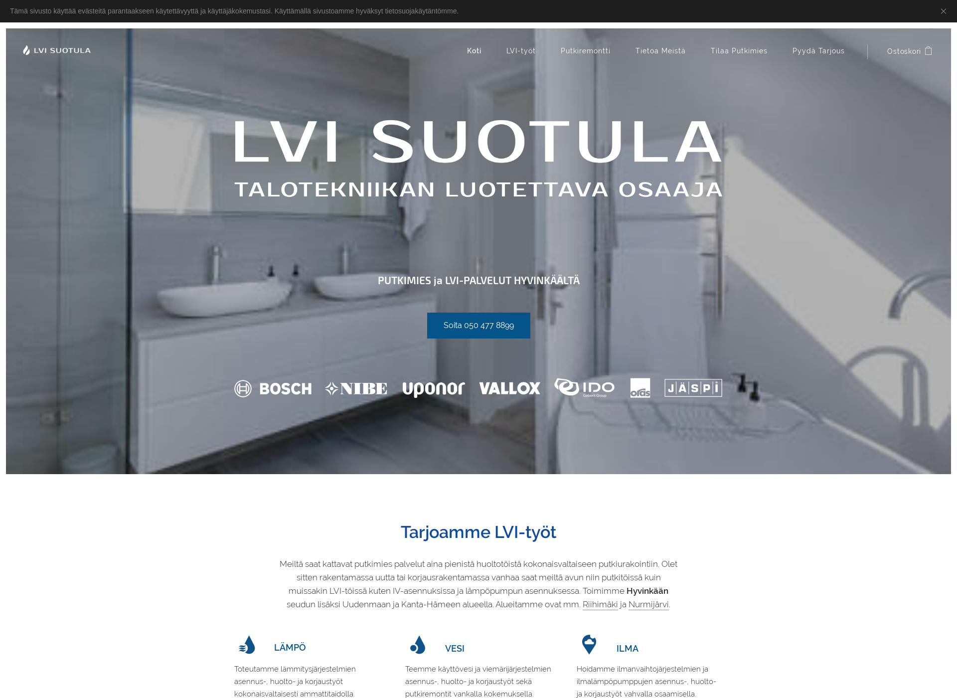 Screenshot for lvityothyvinkaa.fi