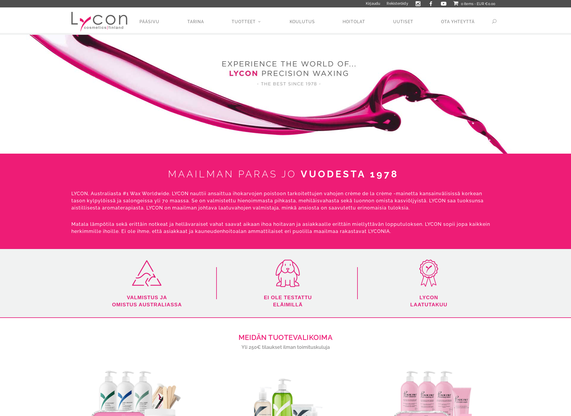 Screenshot for lycon.fi