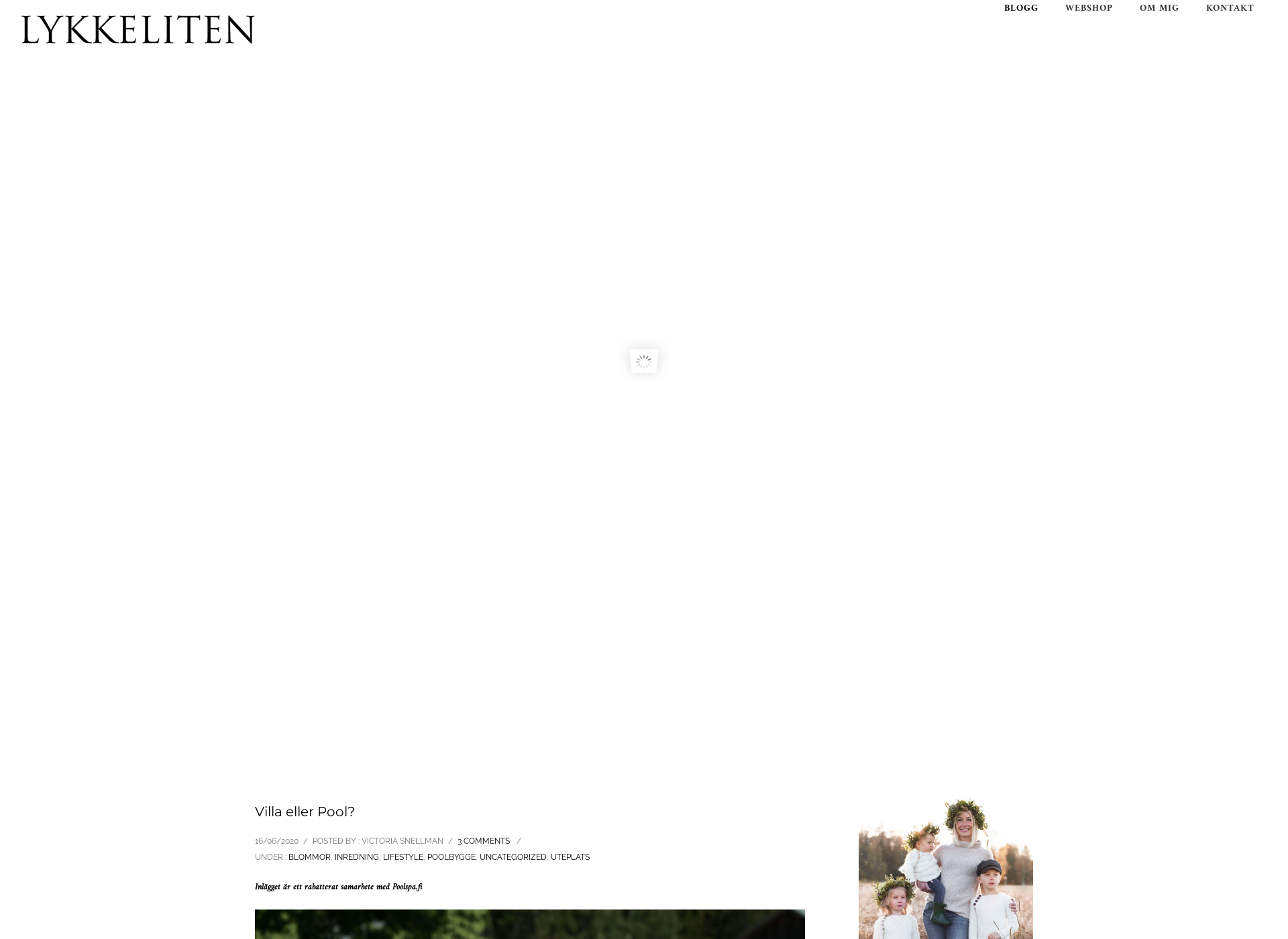 Screenshot for lykkeliten.fi