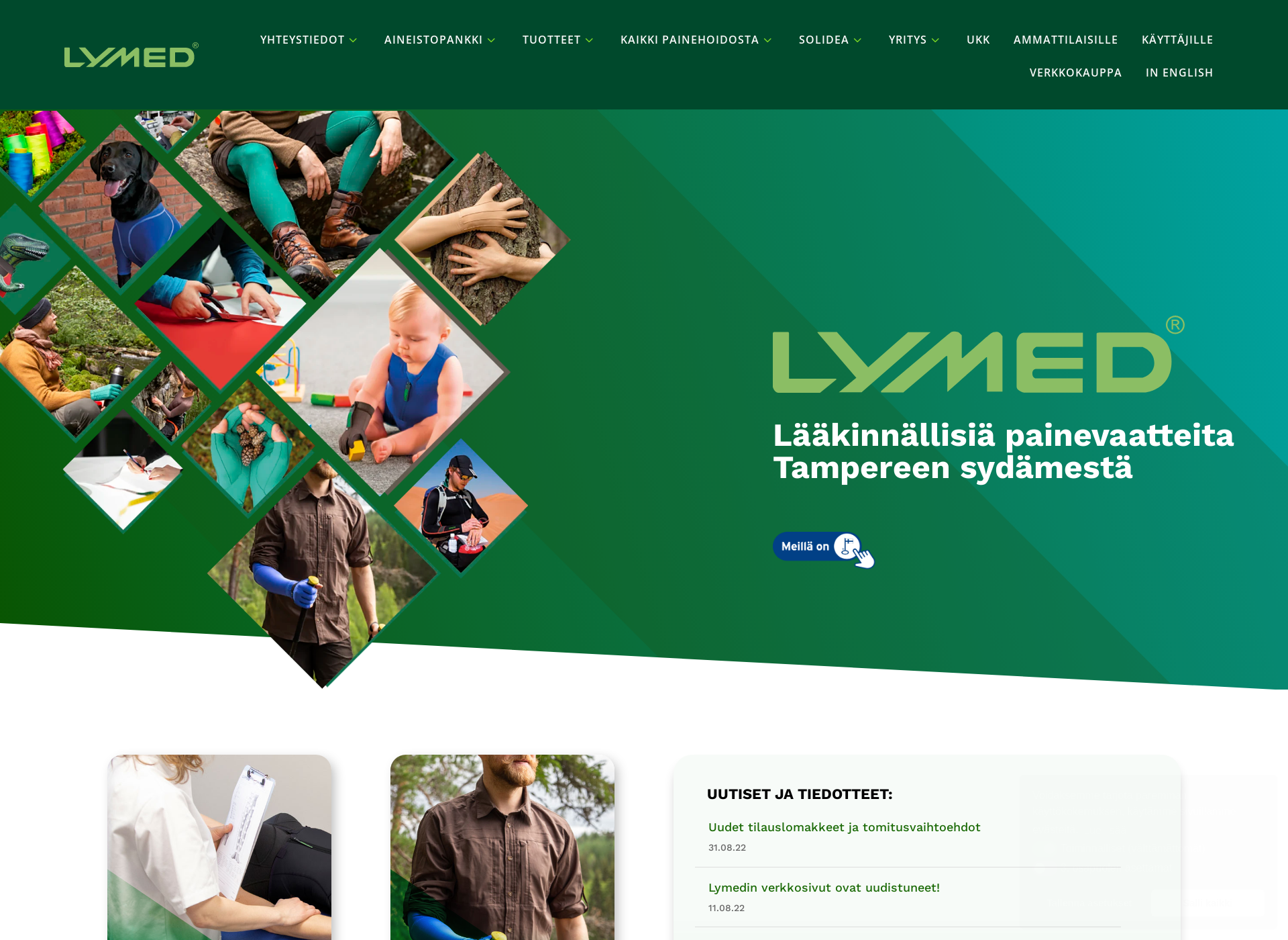 Screenshot for lymed.fi
