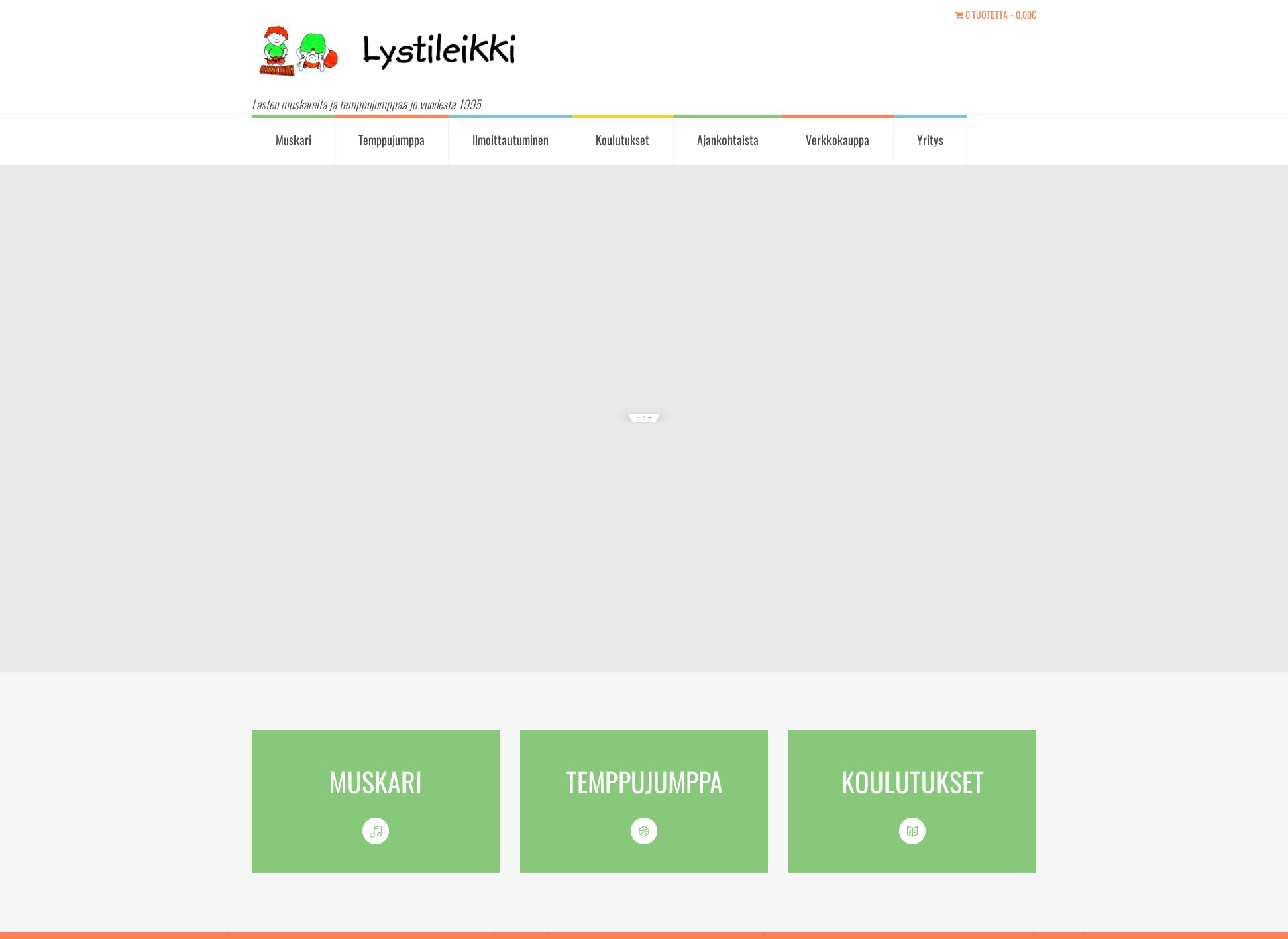Screenshot for lystileikki.fi