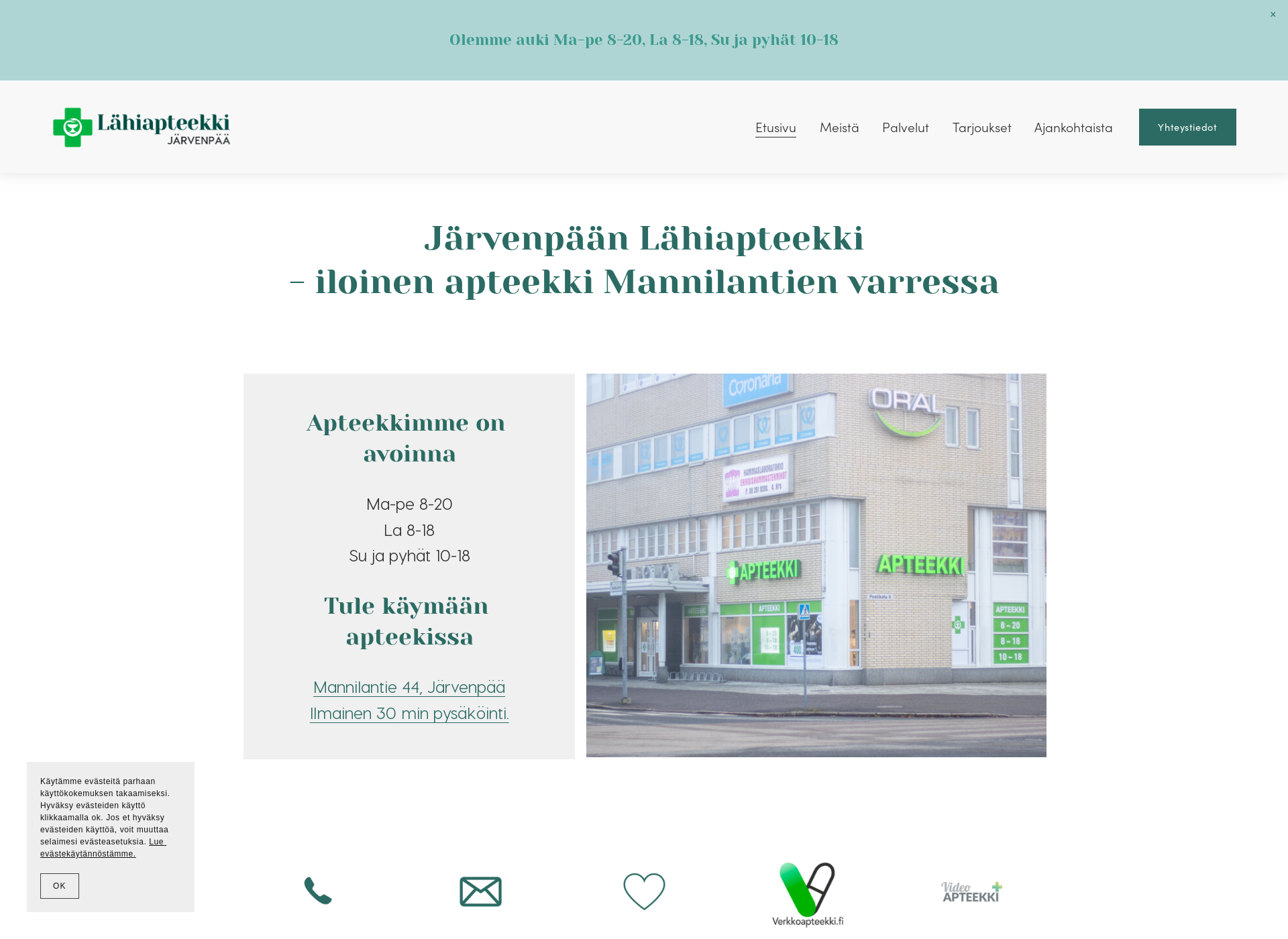 Screenshot for lähiapteekki.fi