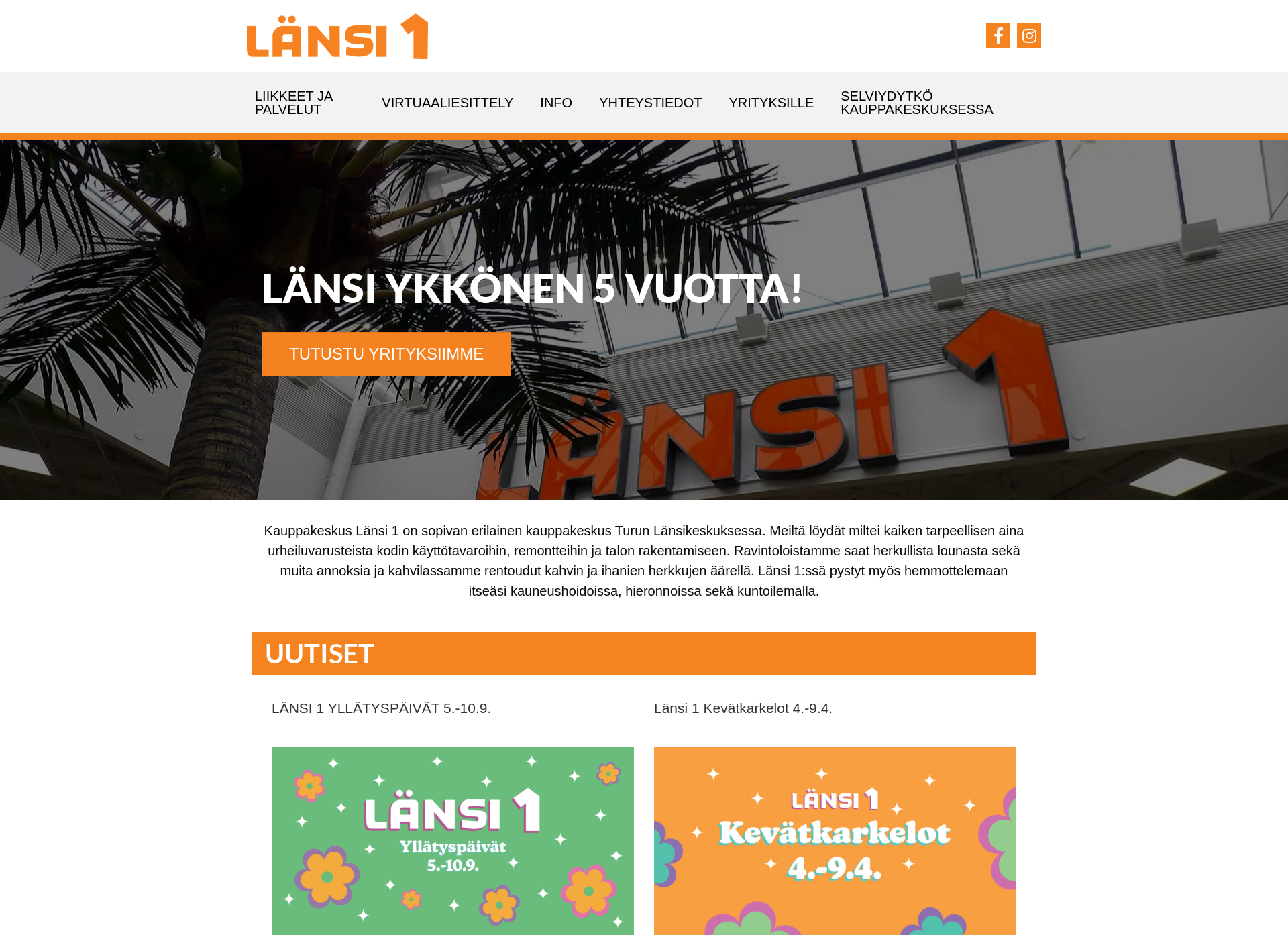 Screenshot for länsi1.fi