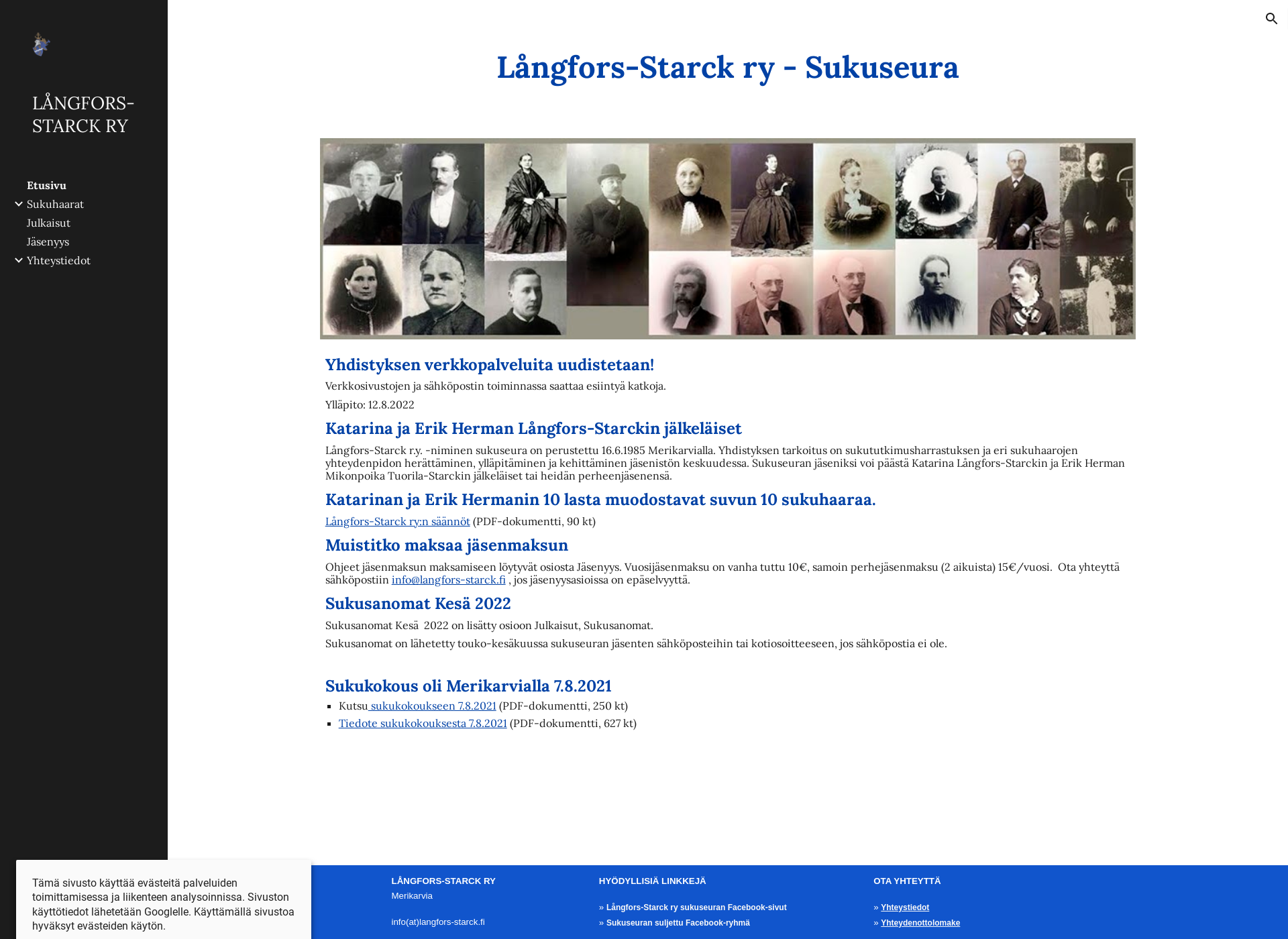 Screenshot for långfors-starck.fi