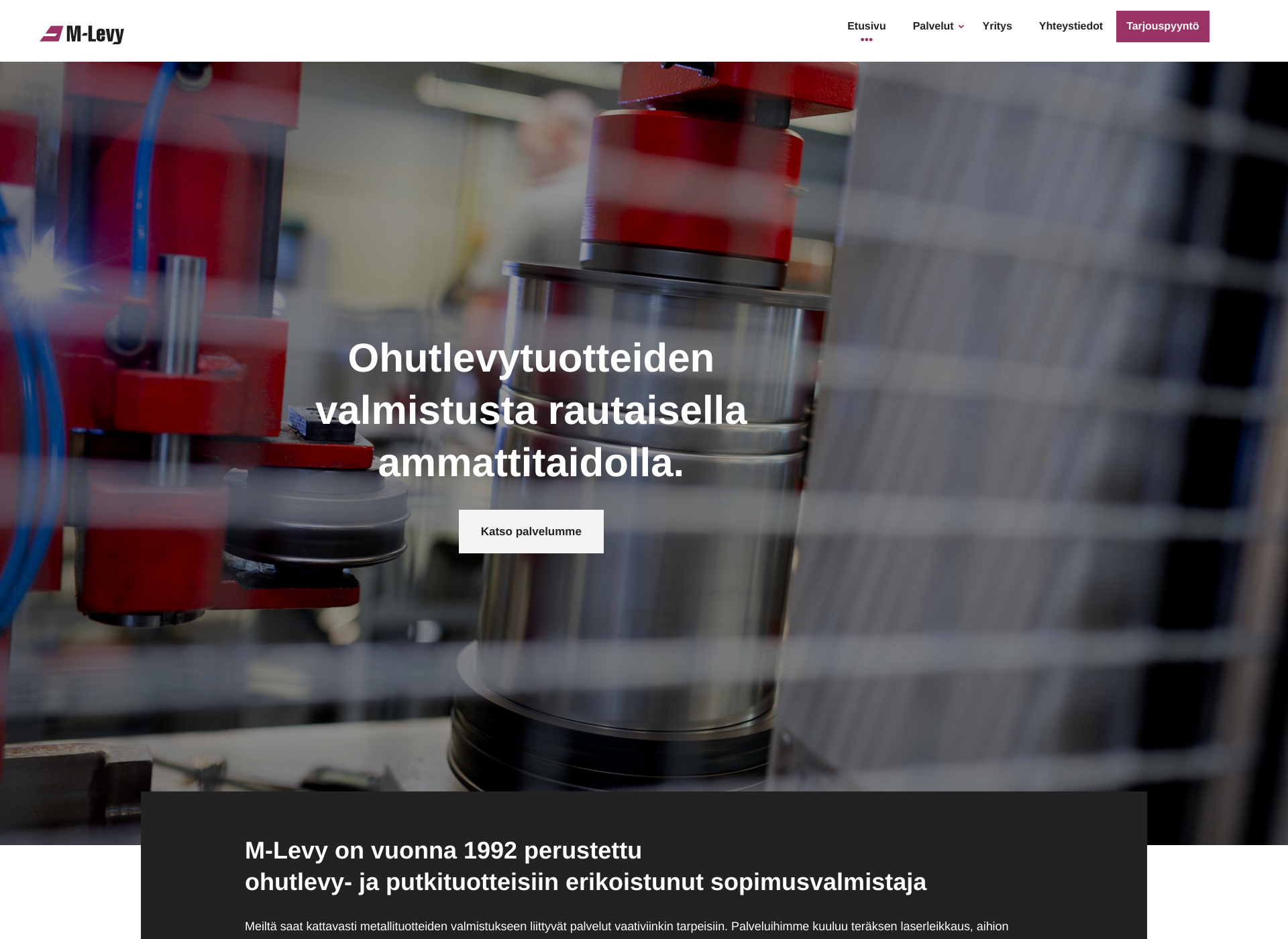 Screenshot for m-levy.fi