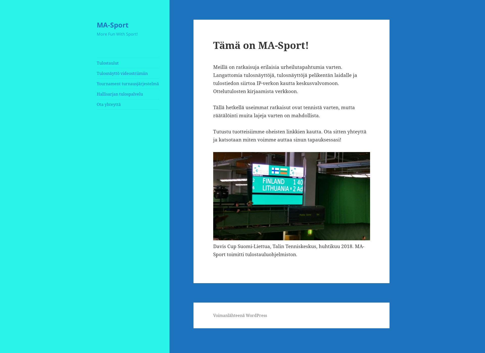 Screenshot for ma-sport.fi