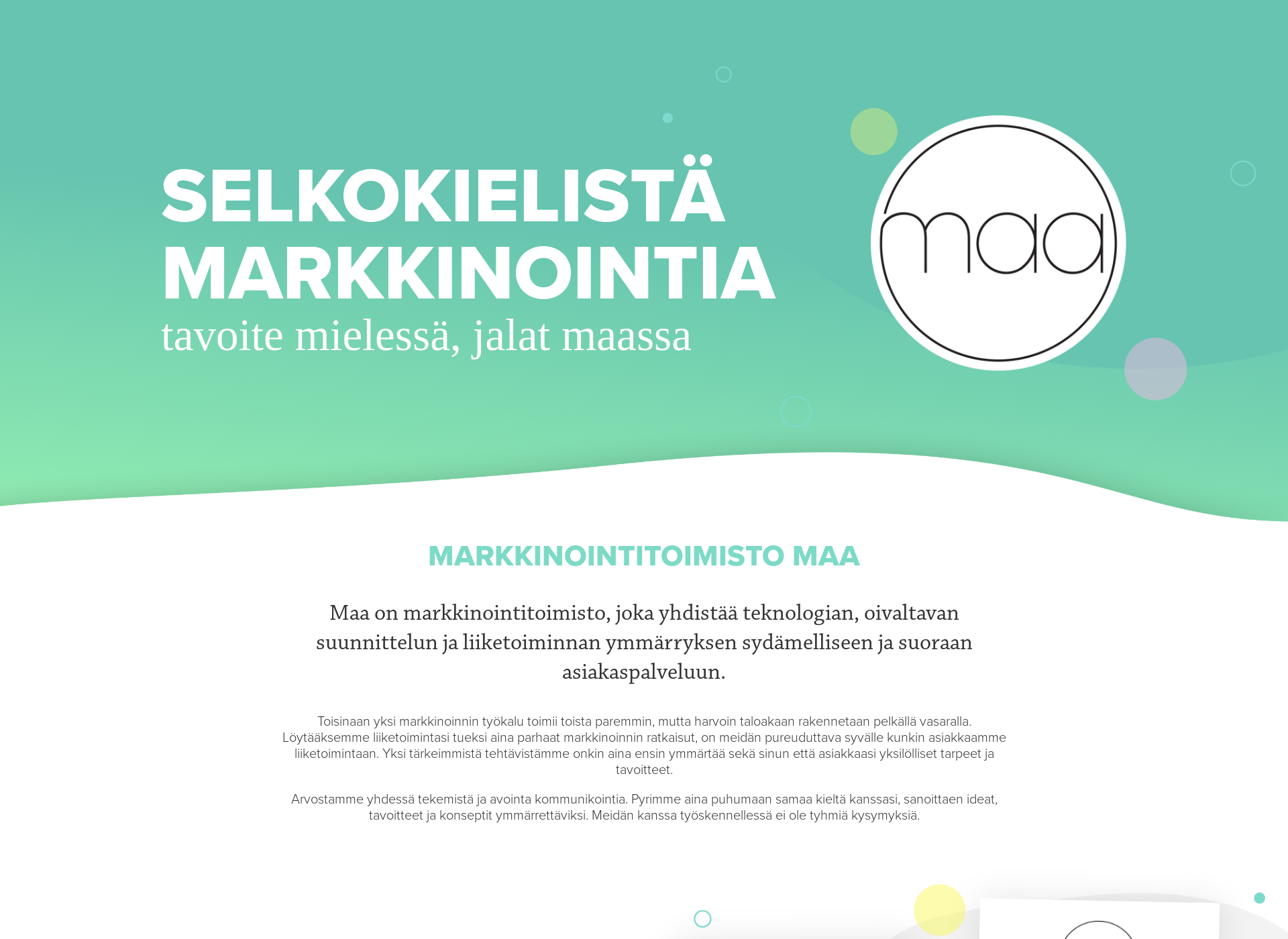 Screenshot for maa.fi
