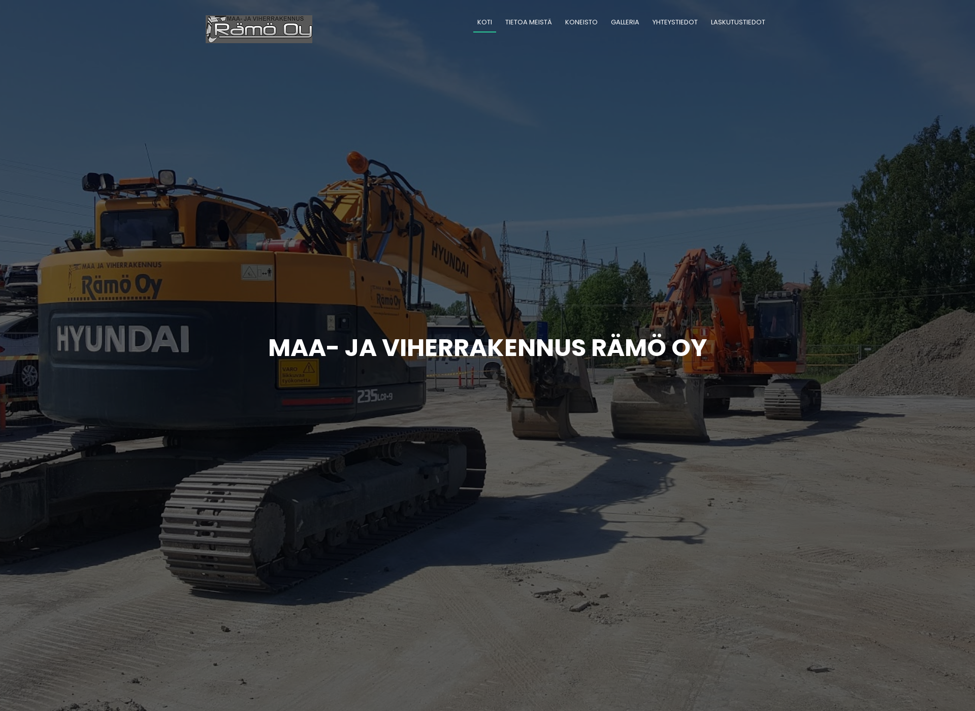 Screenshot for maajaviherrakennusramo.fi