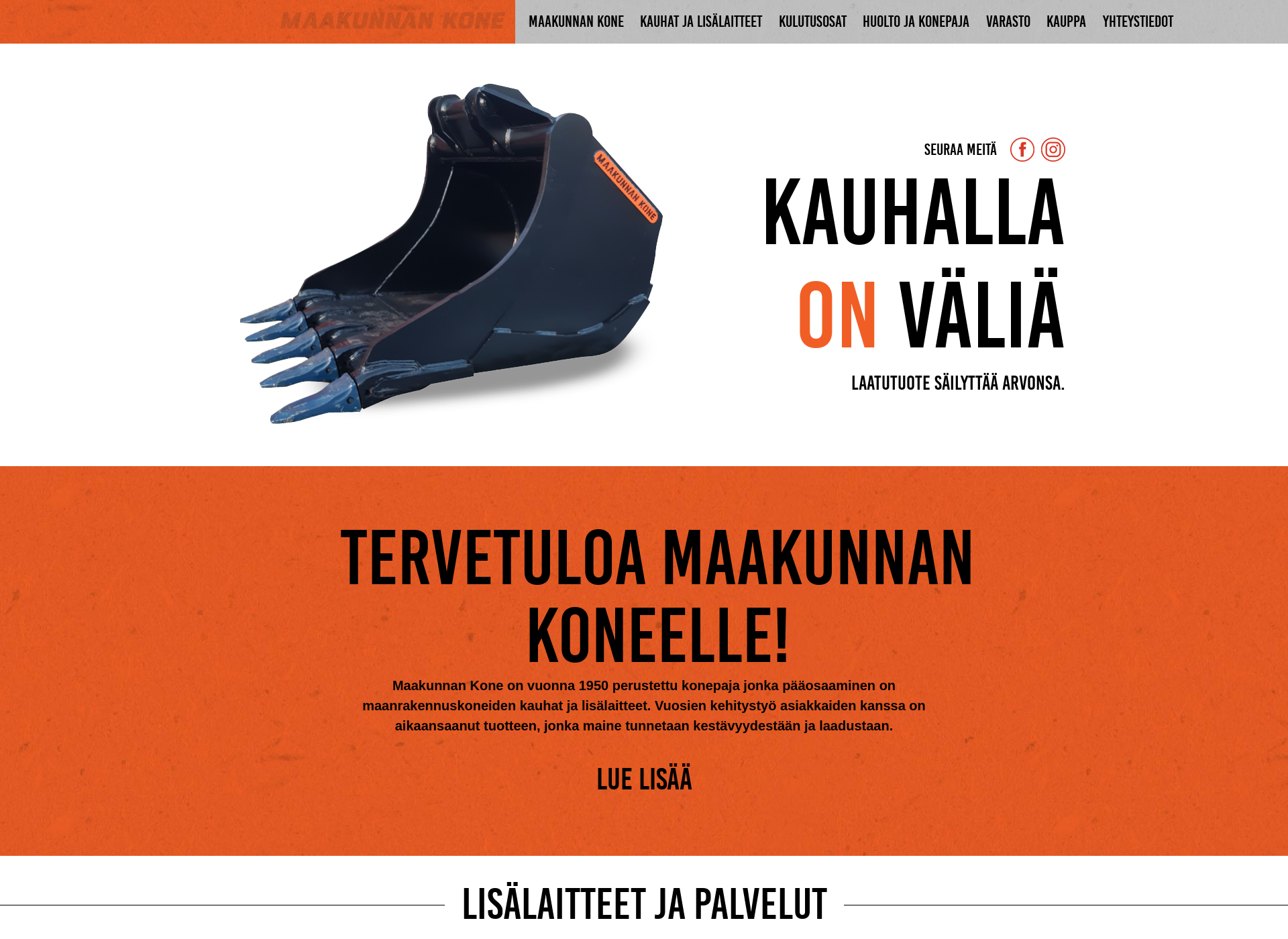 Screenshot for maakunnankone.fi