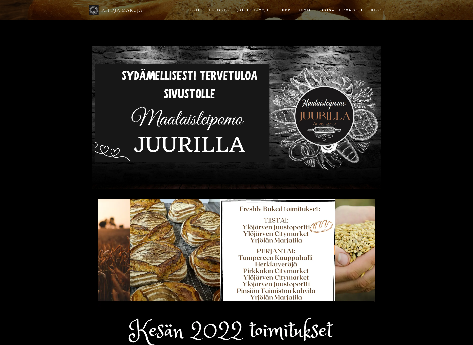 Screenshot for maalaisleipomojuurilla.fi