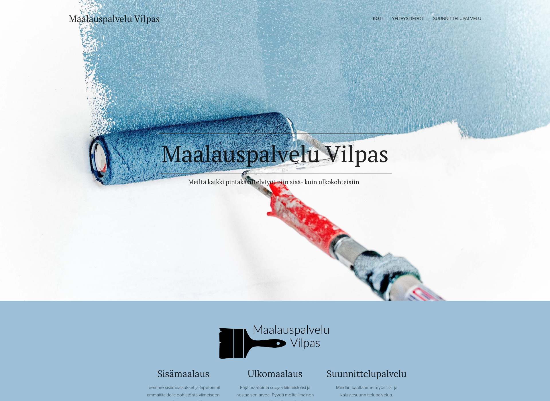 Näyttökuva maalauspalveluvilpas.fi
