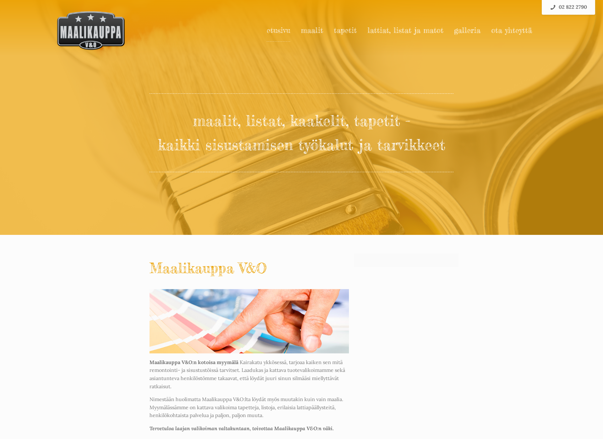 Screenshot for maalikaupparauma.fi