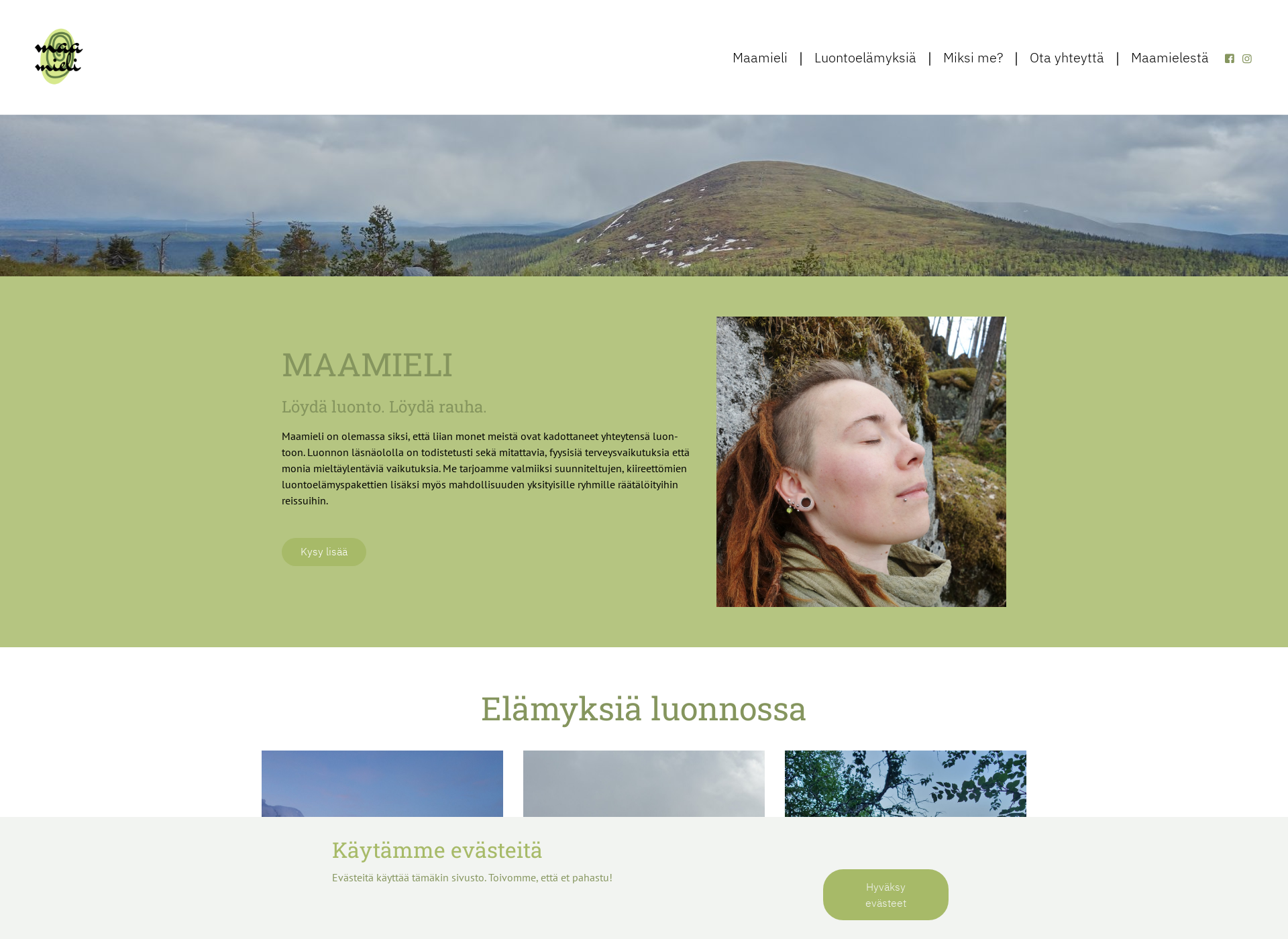 Screenshot for maamieli.fi