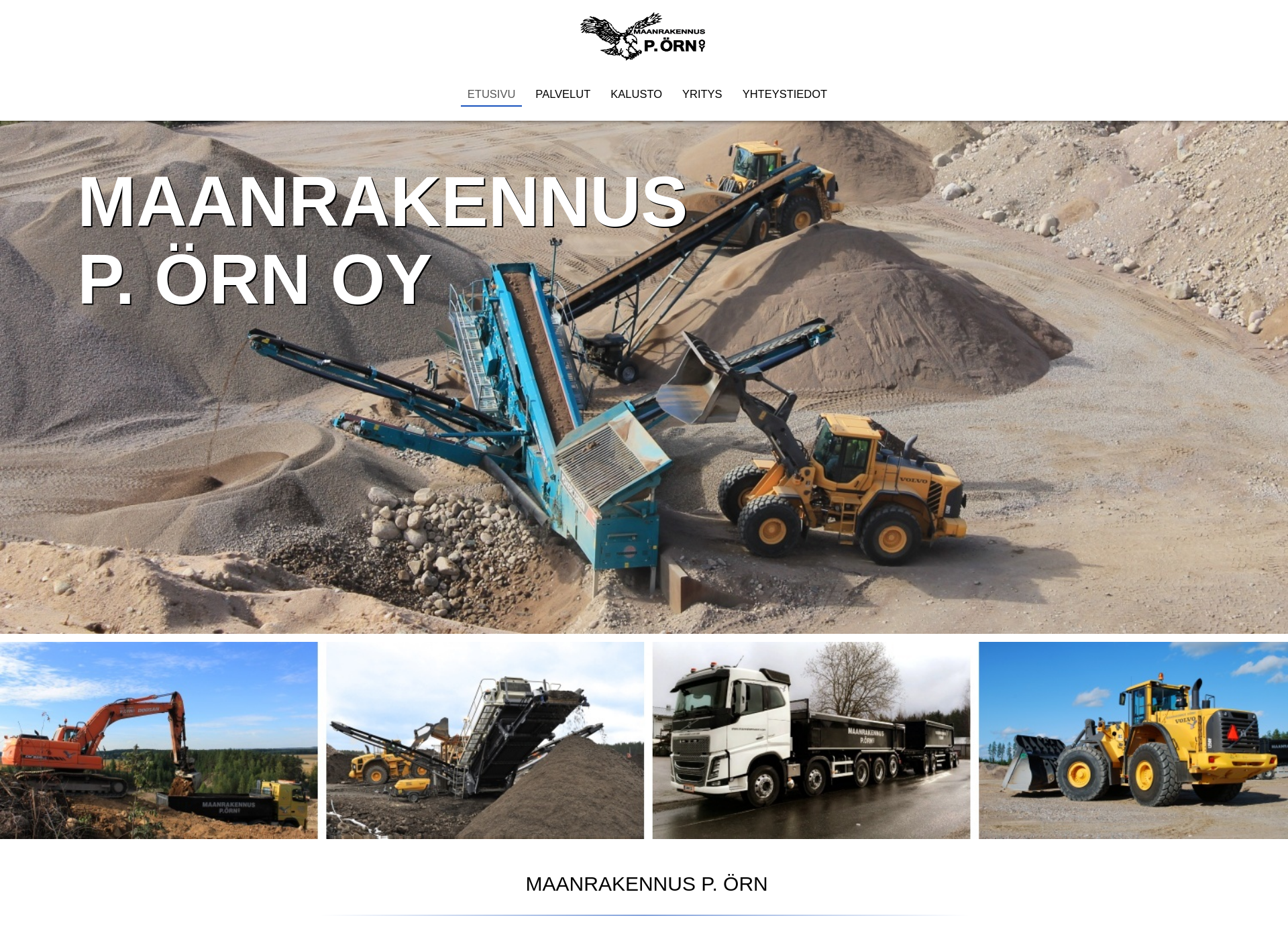 Screenshot for maanrakennusorn.com
