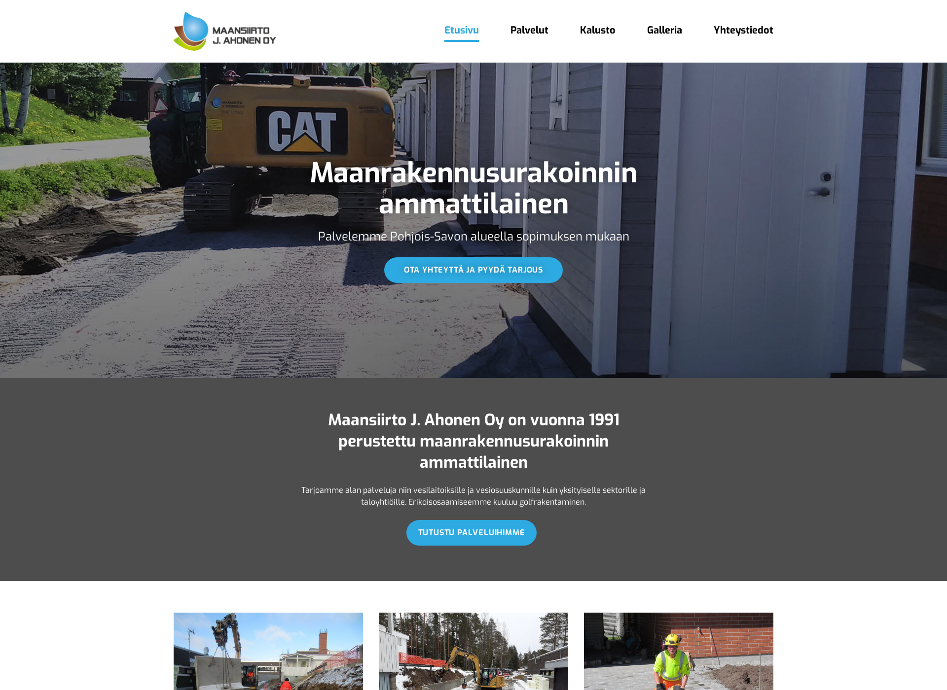 Screenshot for maansiirtoahonen.fi