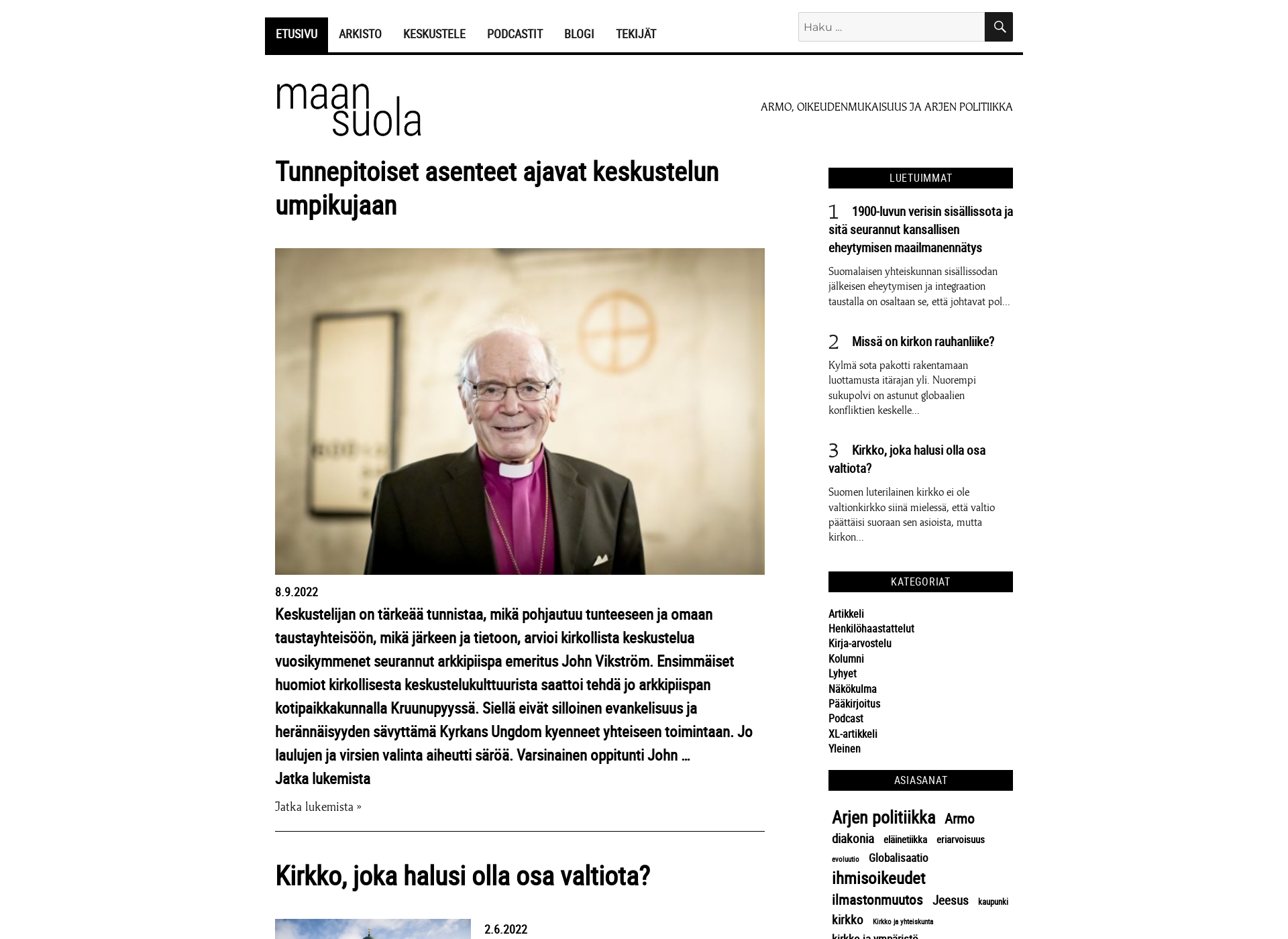 Screenshot for maansuola.fi
