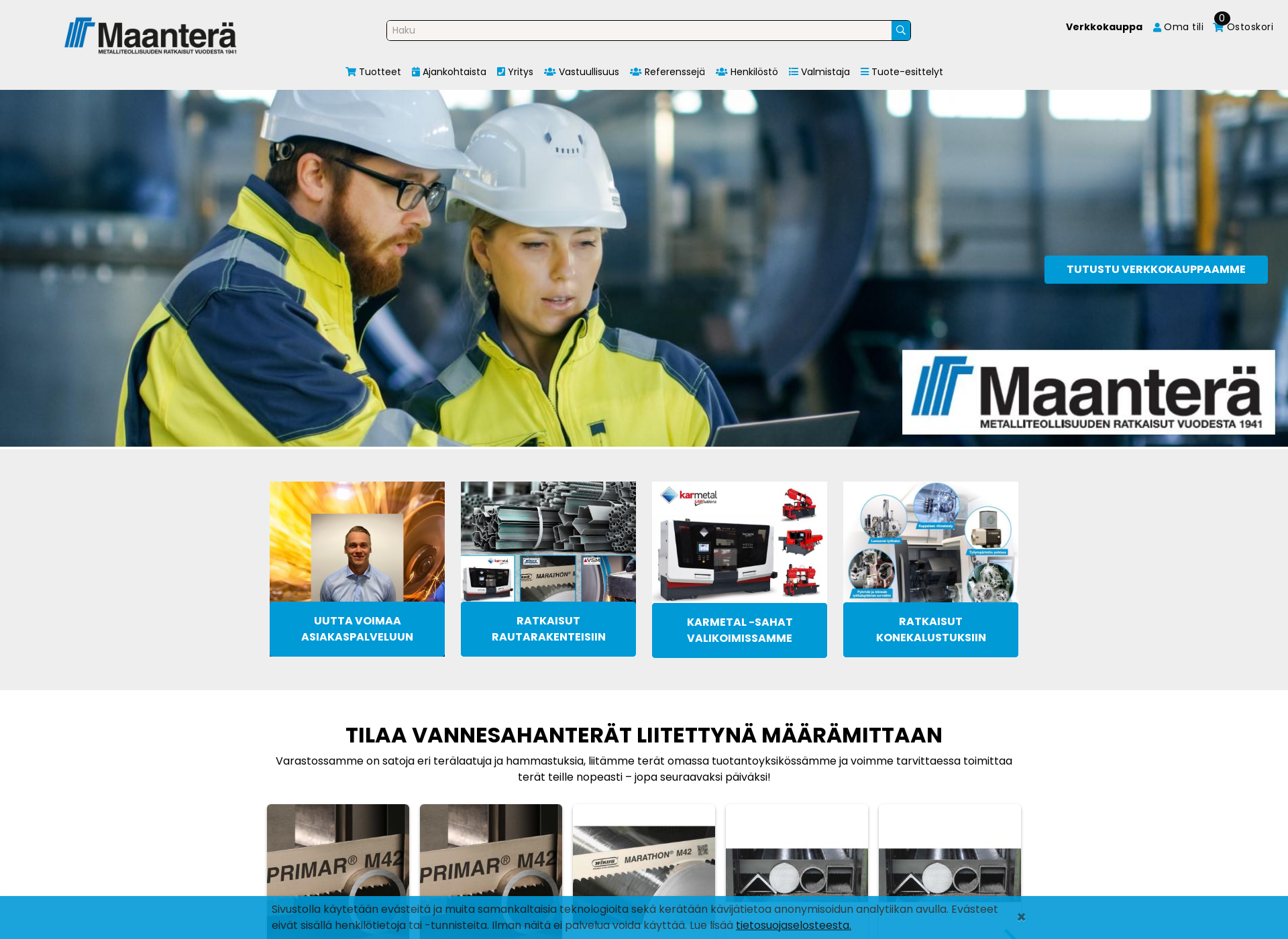 Screenshot for maantera.fi