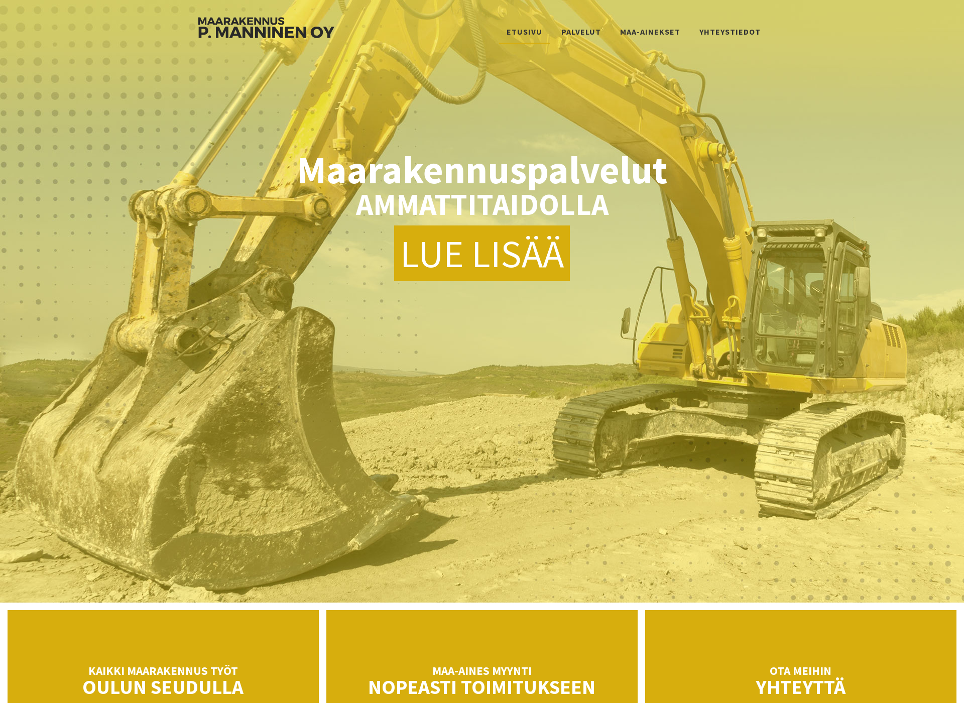 Screenshot for maarakennusmanninen.fi
