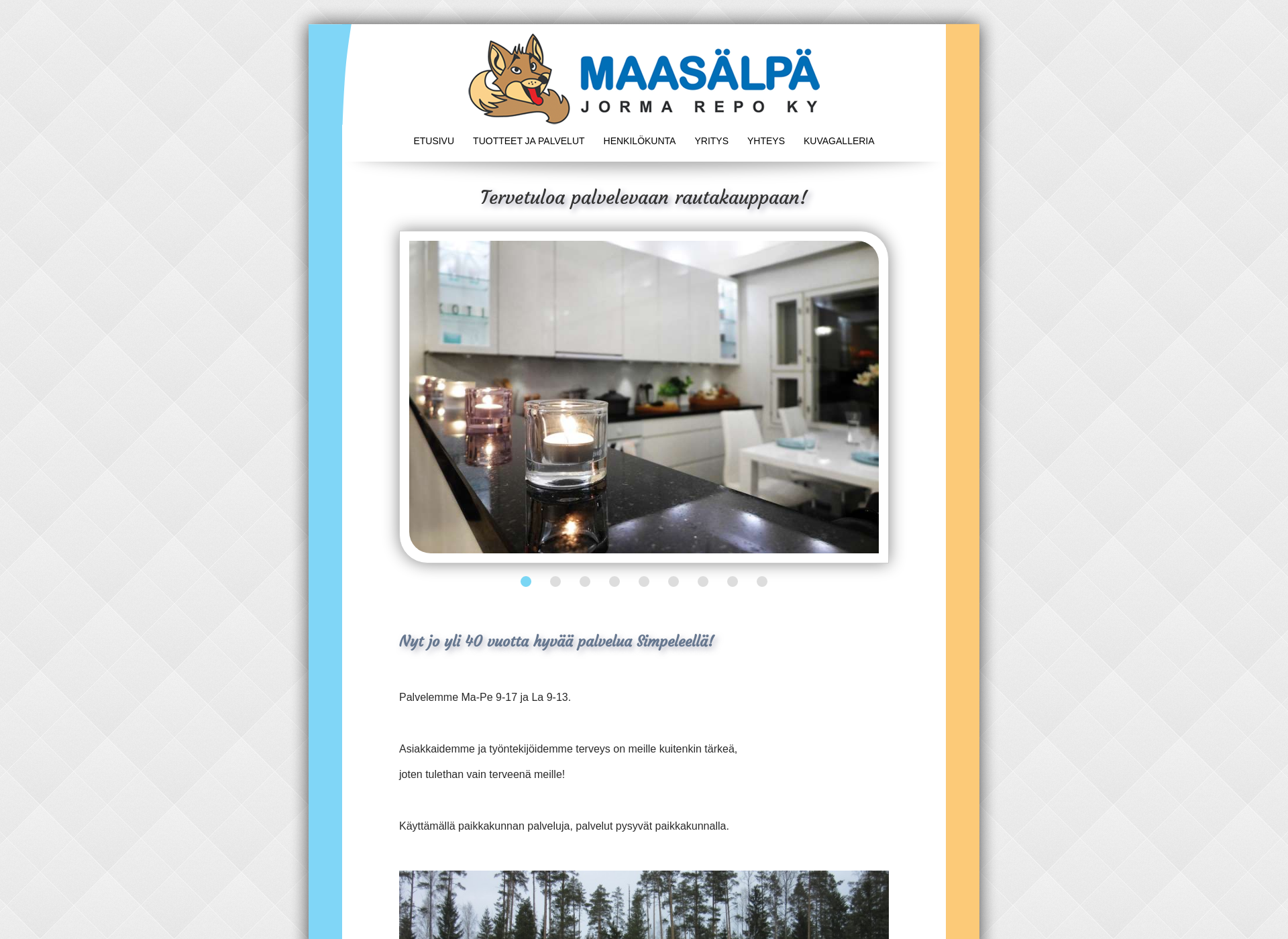 Screenshot for maasalpa.fi