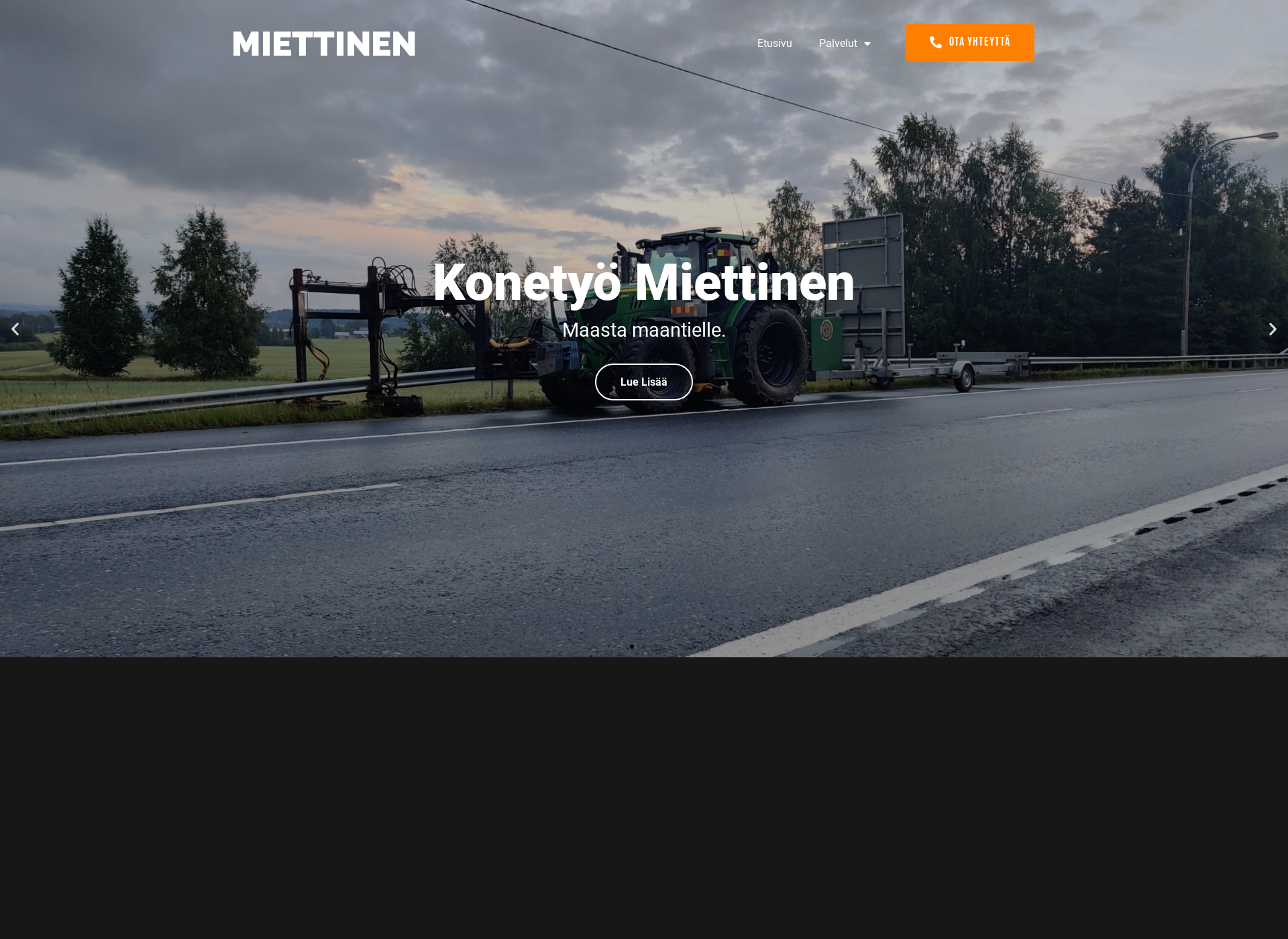 Screenshot for maastamaantielle.fi
