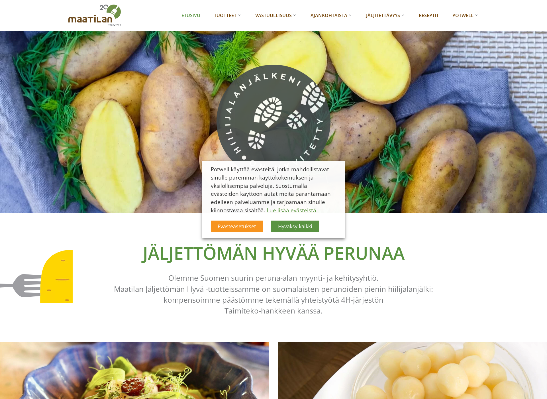 Screenshot for maatilan.fi