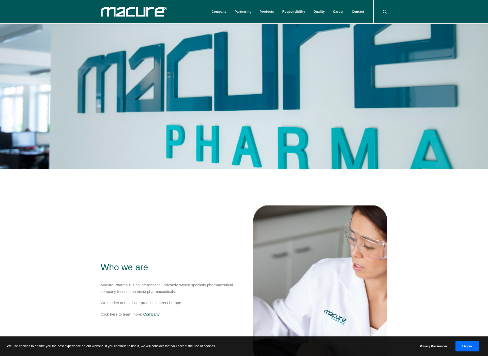 Screenshot for macurepharma.fi