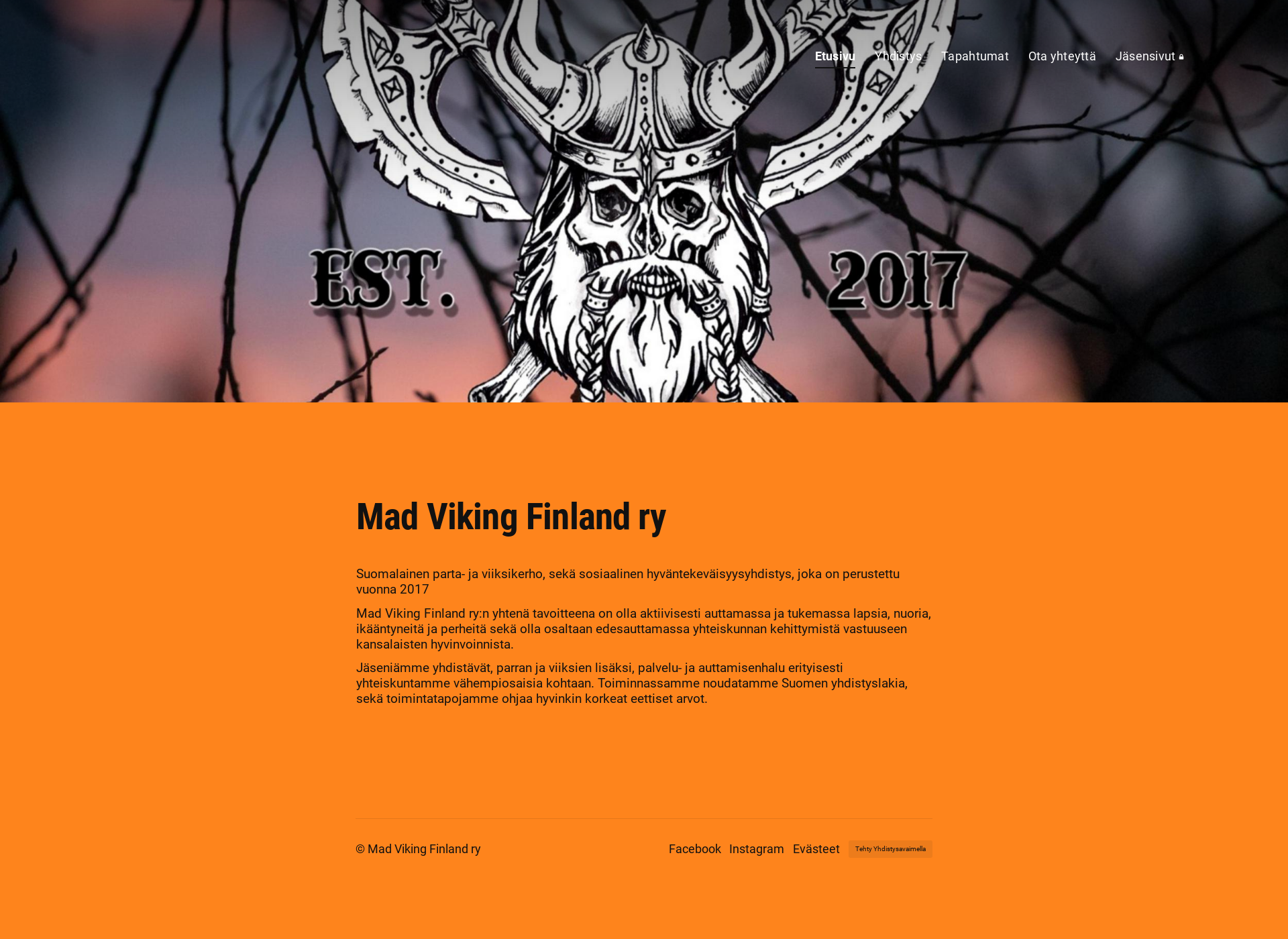 Screenshot for madvikingfinland.fi