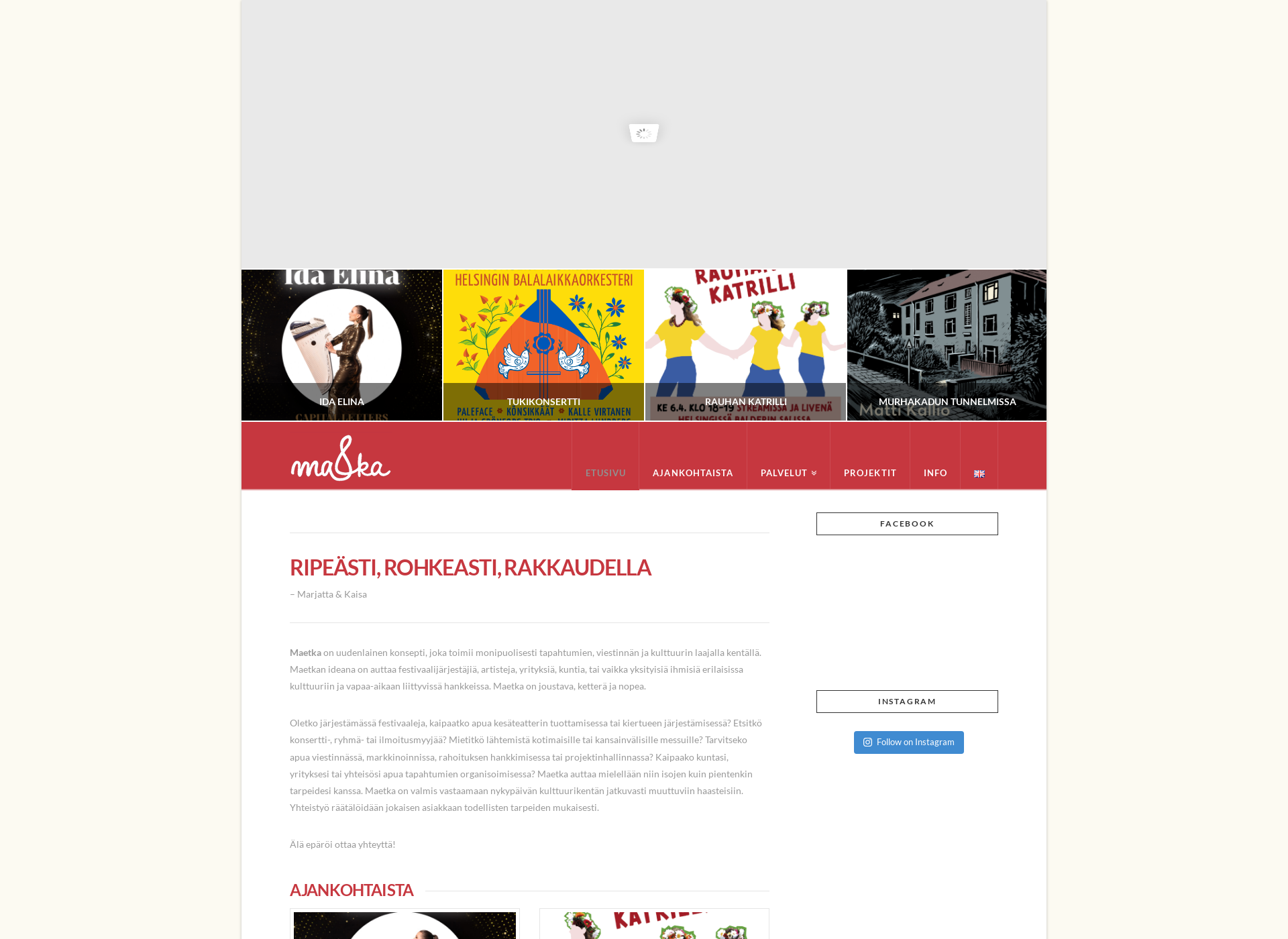 Screenshot for maetka.fi