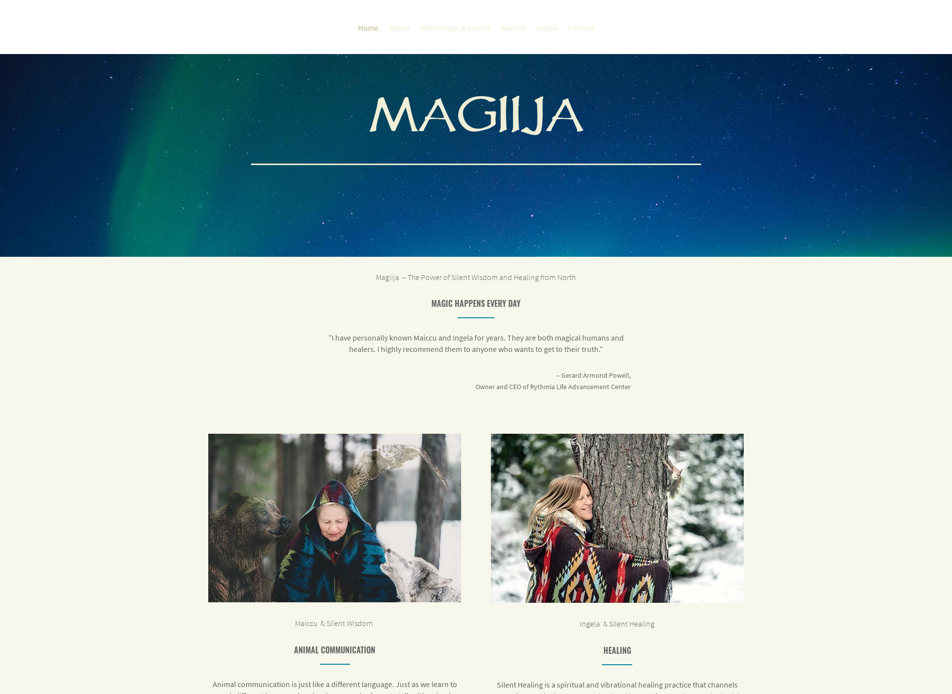 Screenshot for magiija.fi