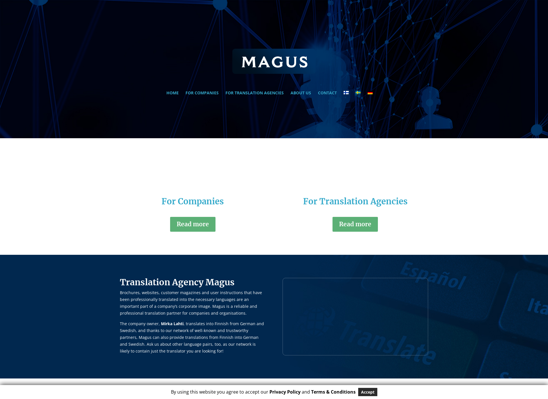 Screenshot for magus.fi