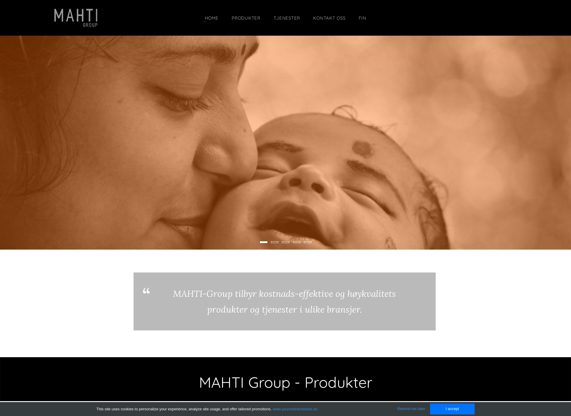 Screenshot for mahti.no