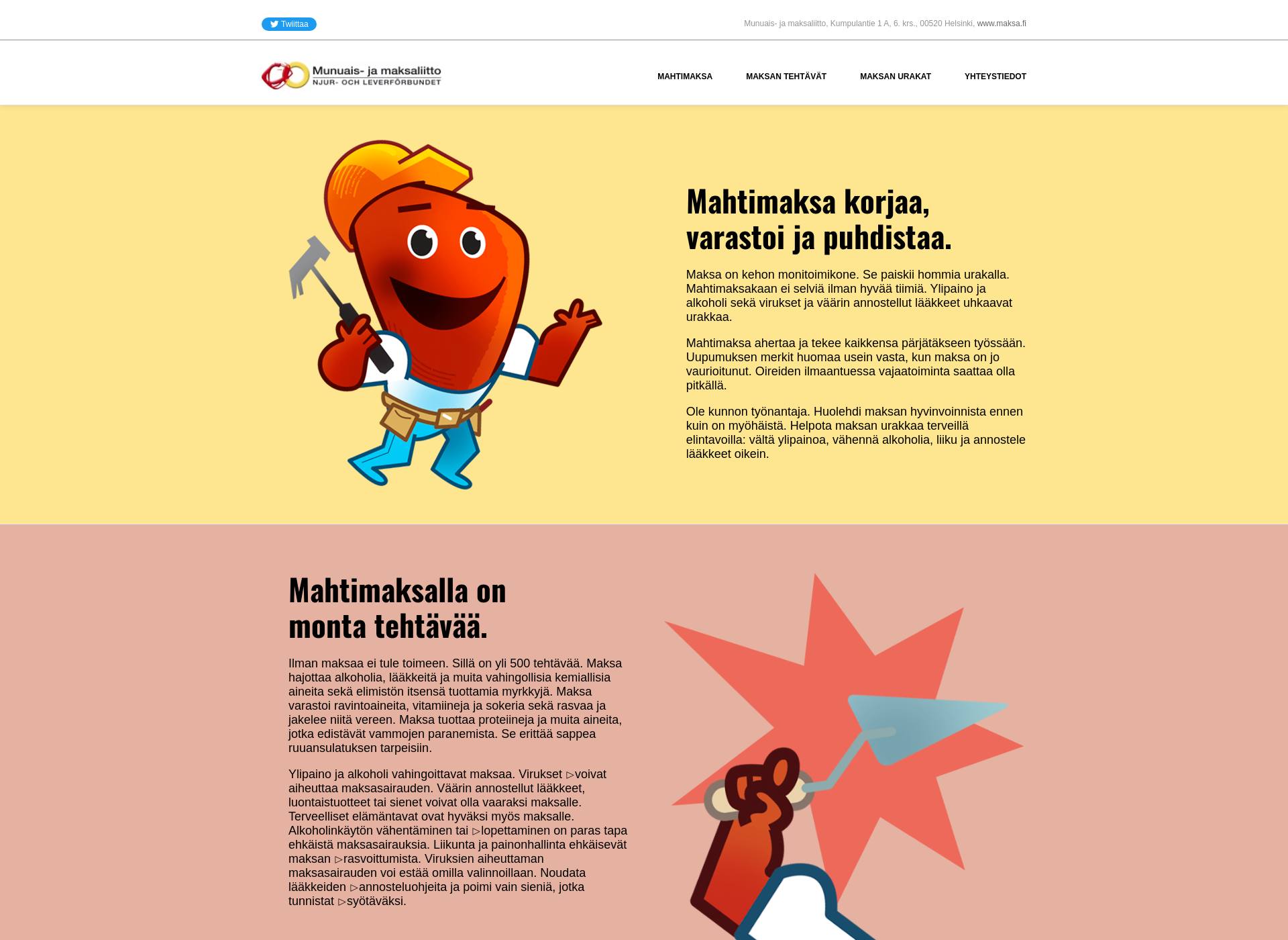 Screenshot for mahtimaksa.fi
