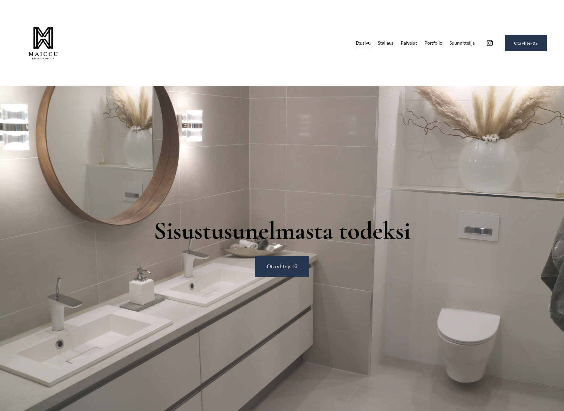 Skärmdump för maicculehtojarvi.fi