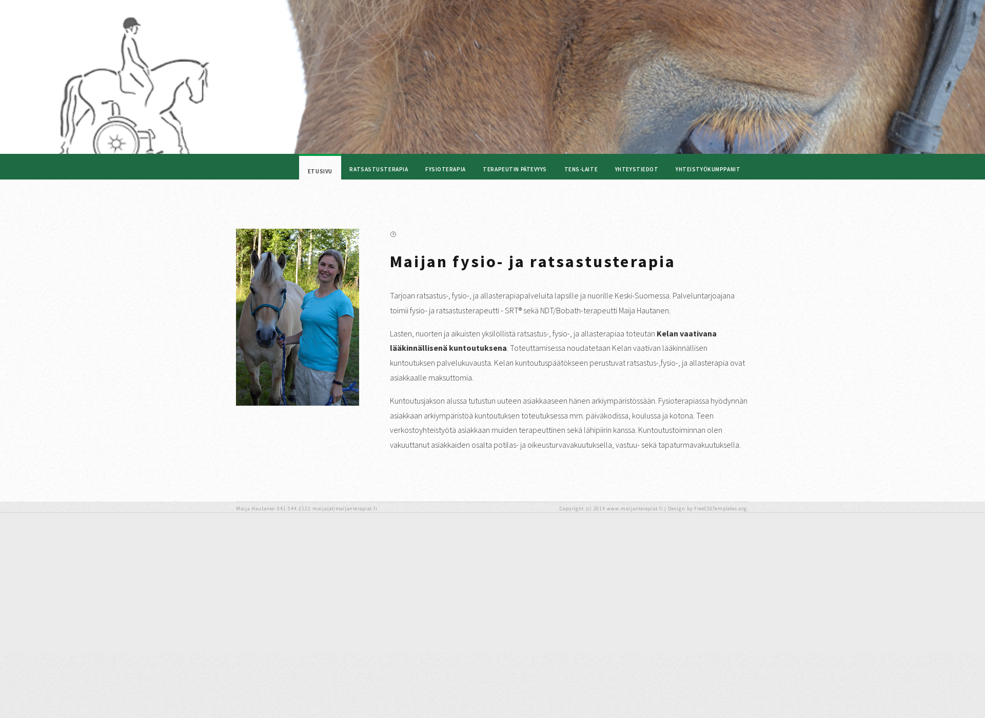 Screenshot for maijanterapiat.fi
