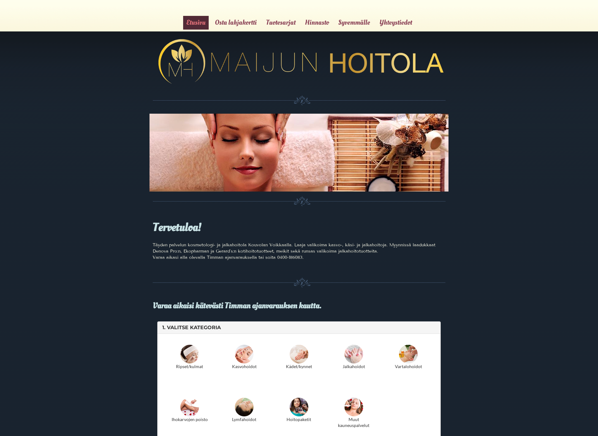 Screenshot for maijunhoitola.fi