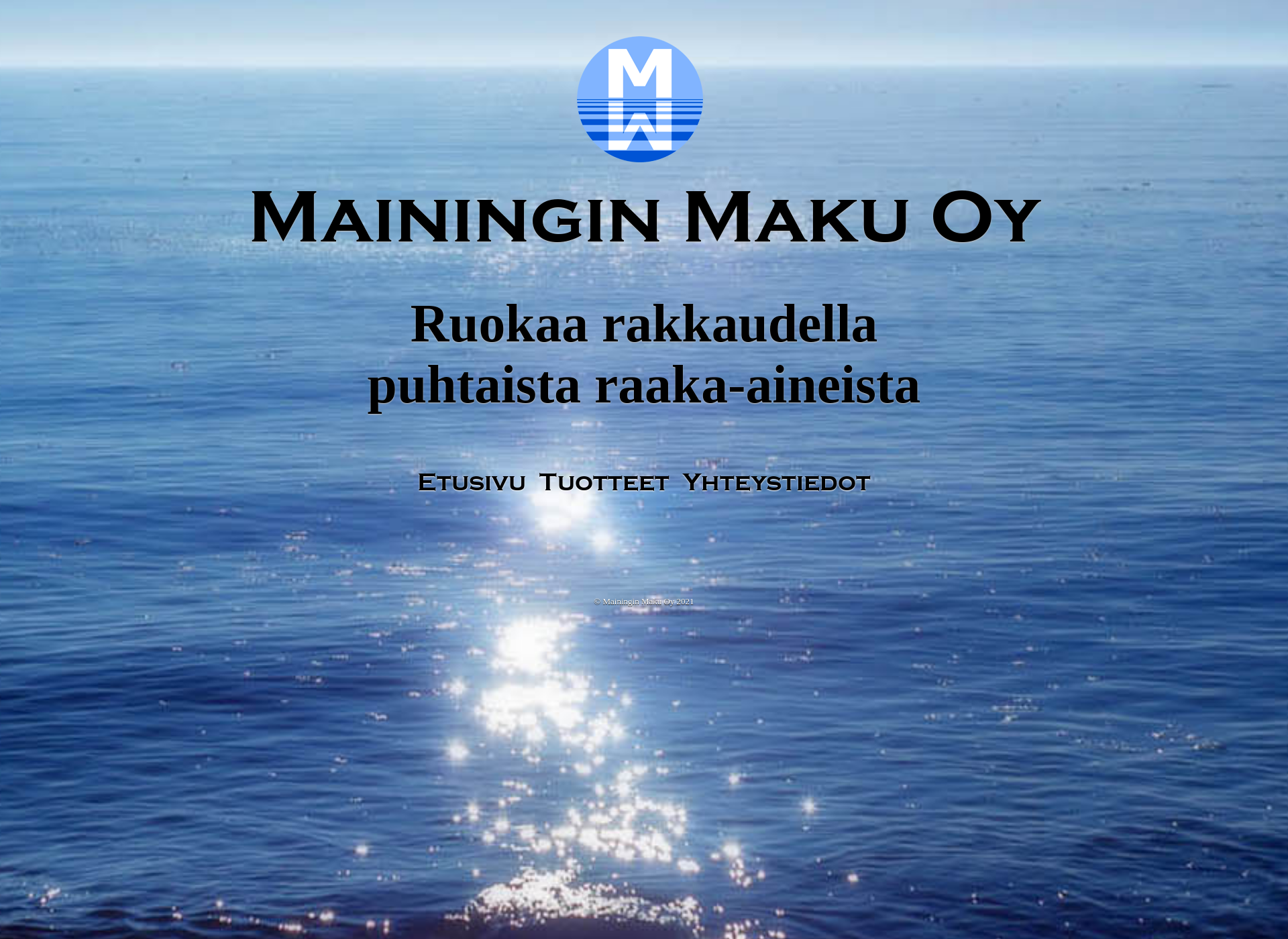 Skärmdump för maininginmaku.fi