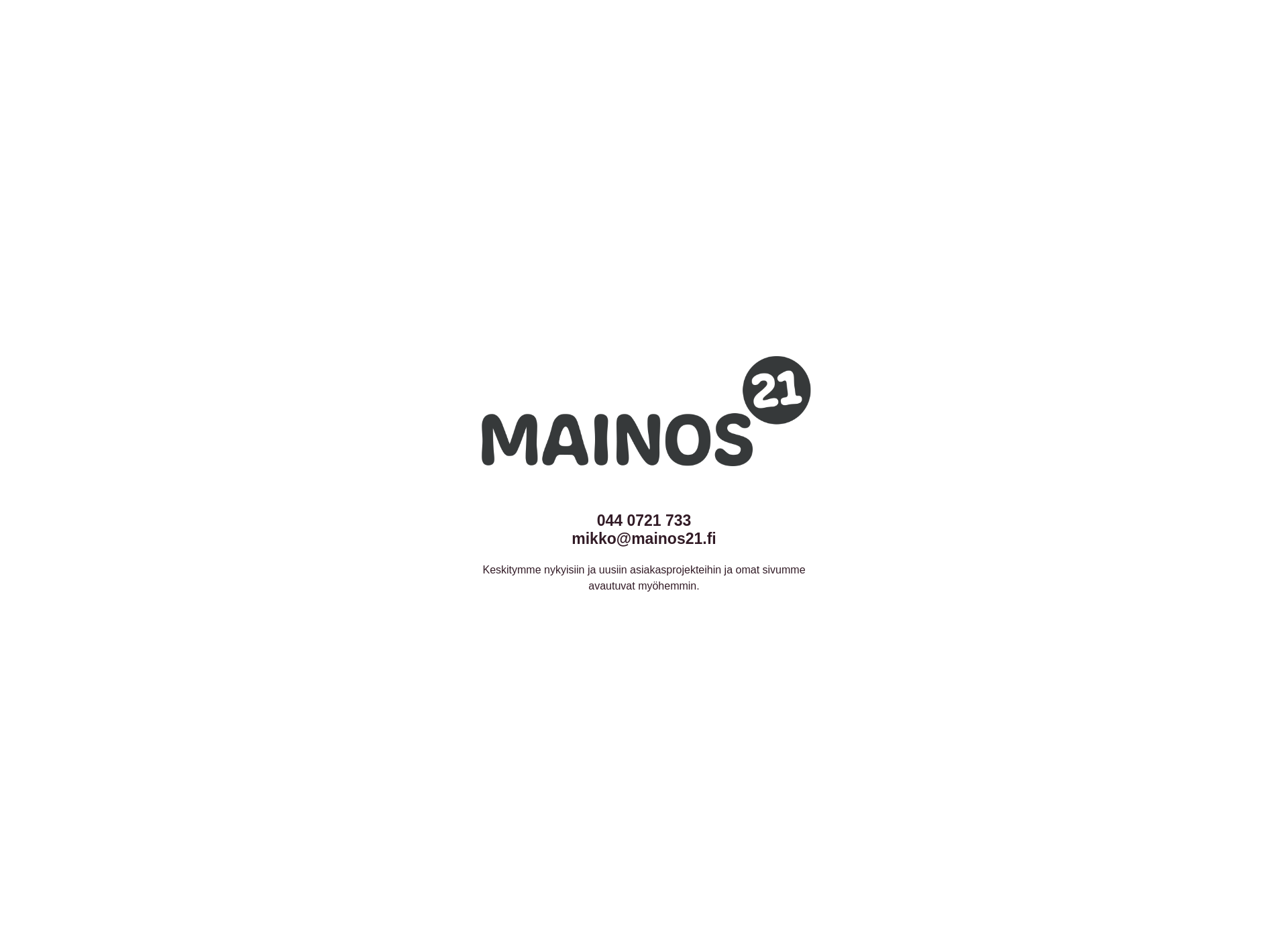 Screenshot for mainos21.fi