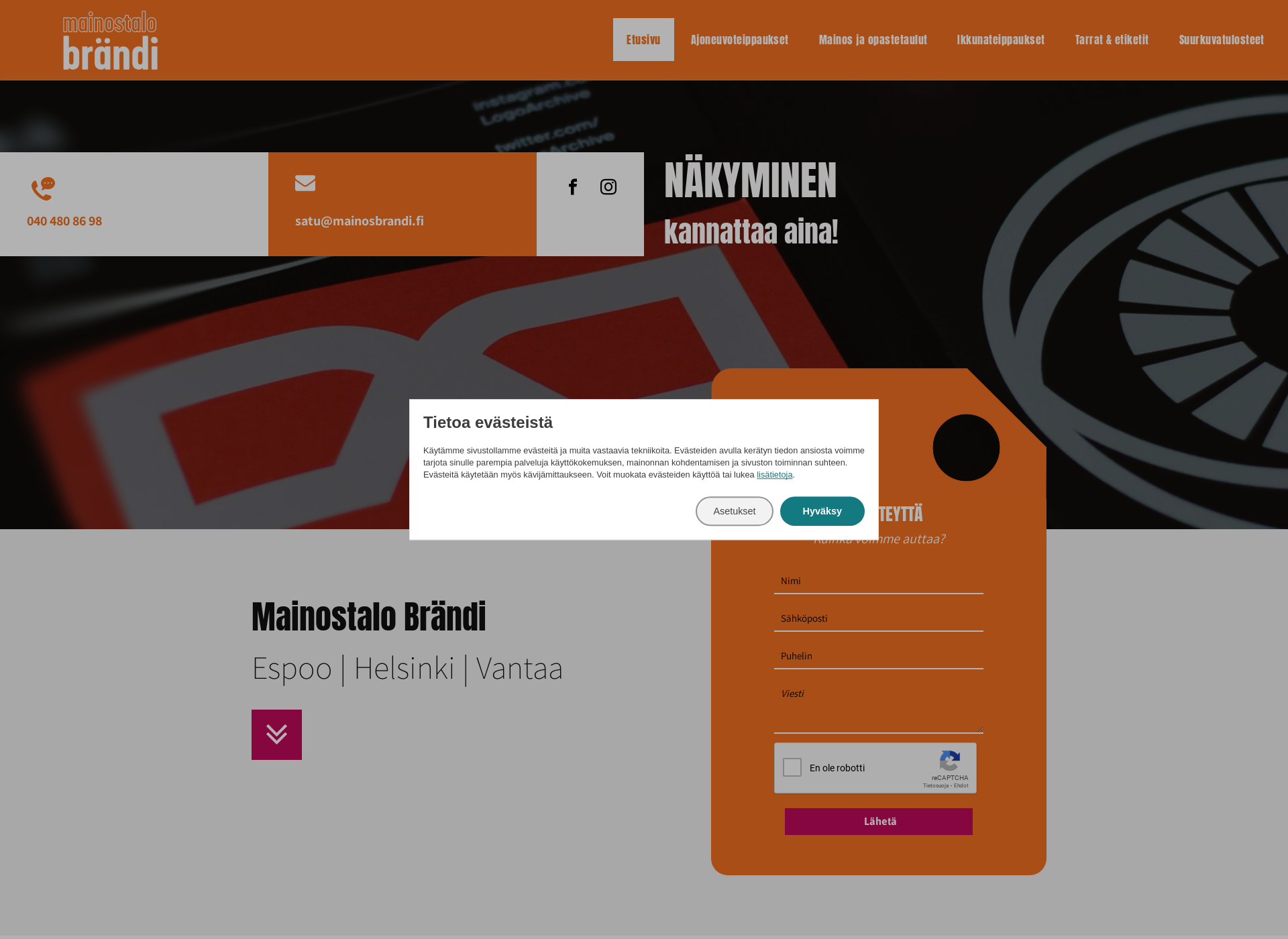 Screenshot for mainosbrandi.fi