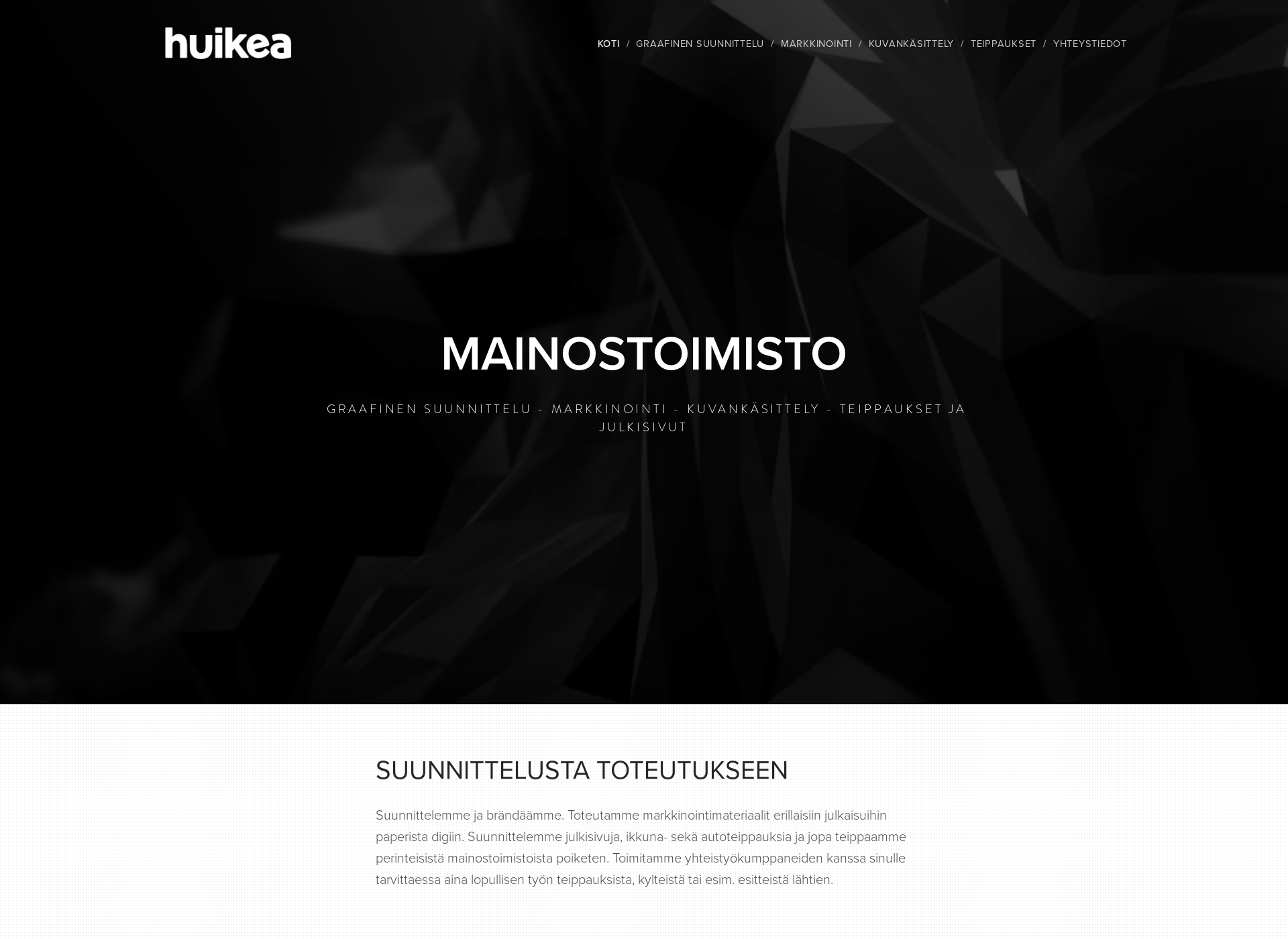 Screenshot for mainoshuikea.fi